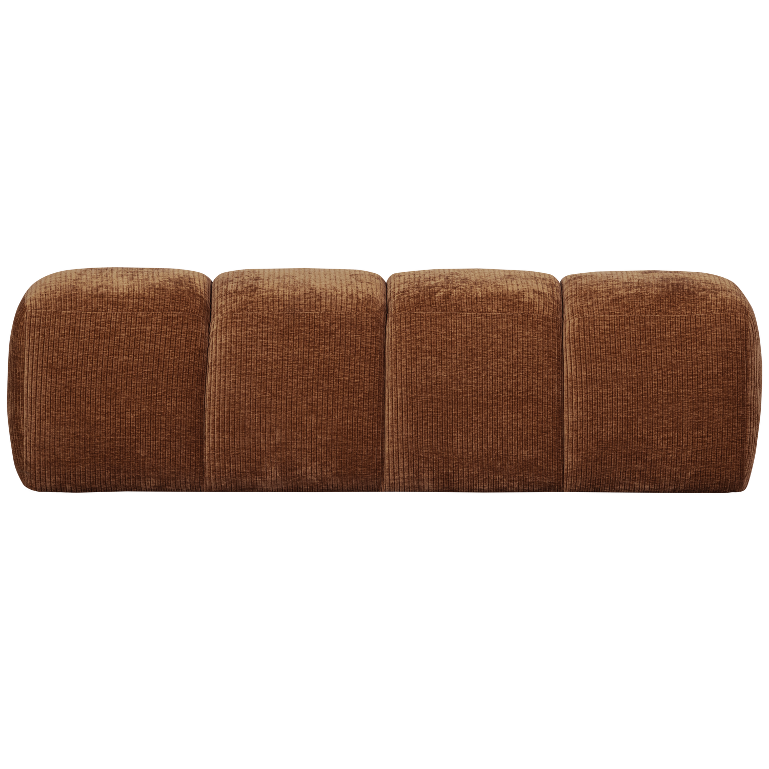 Woood | Eetbank Mojo ribstof roestbruin