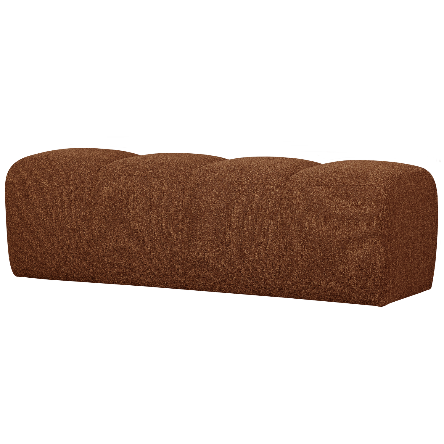 Woood | Eetbank Mojo boucle roestbruin melange