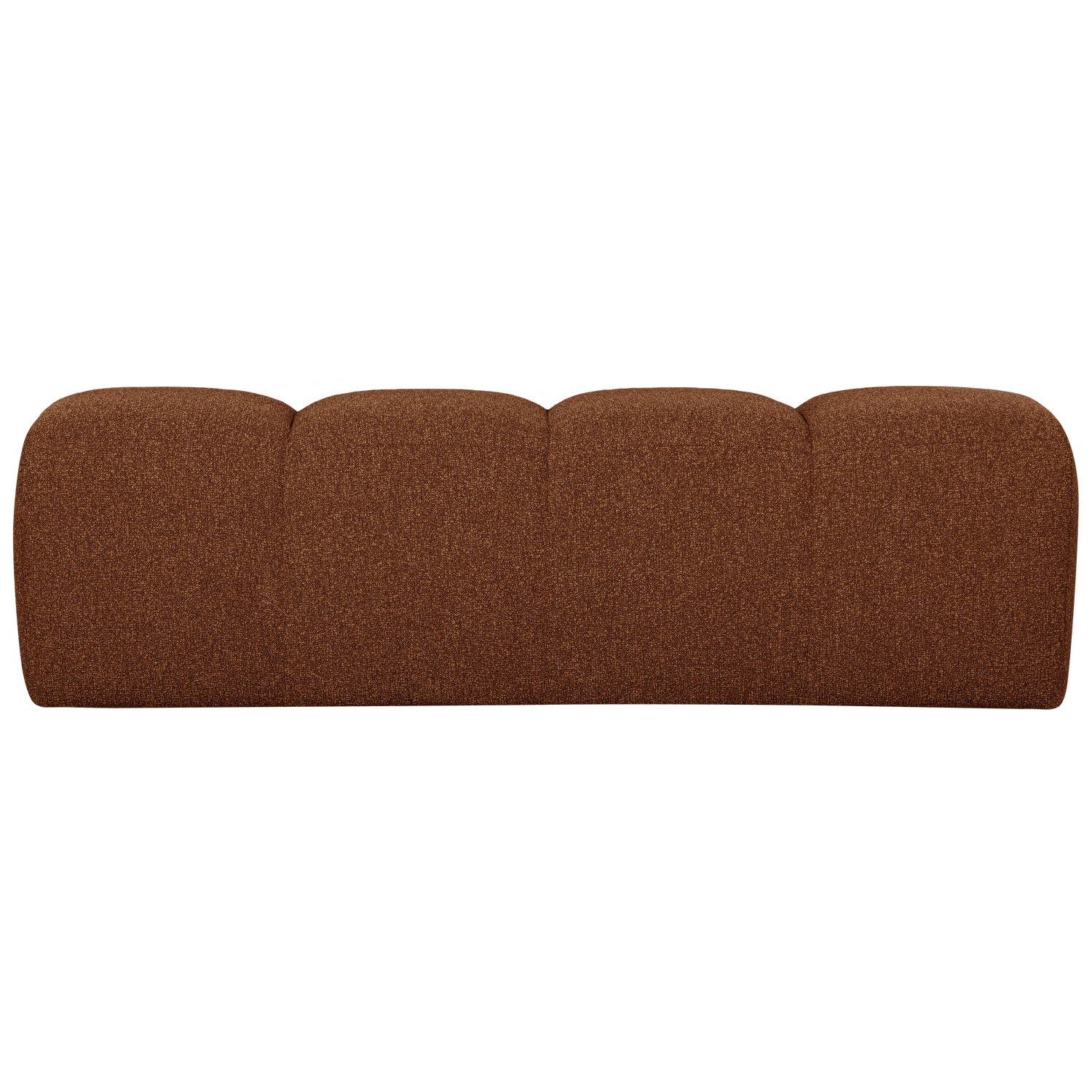 Woood | Eetbank Mojo boucle roestbruin melange