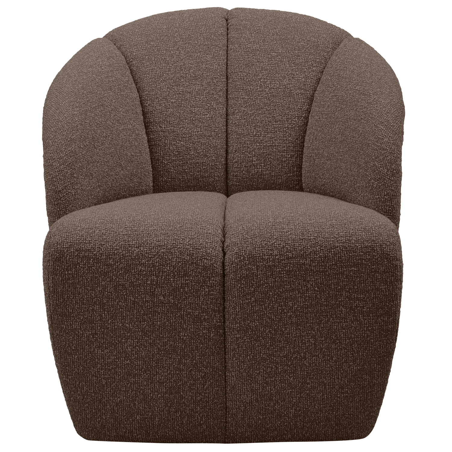 Woood | Mojo draaifauteuil boucle bruin melange