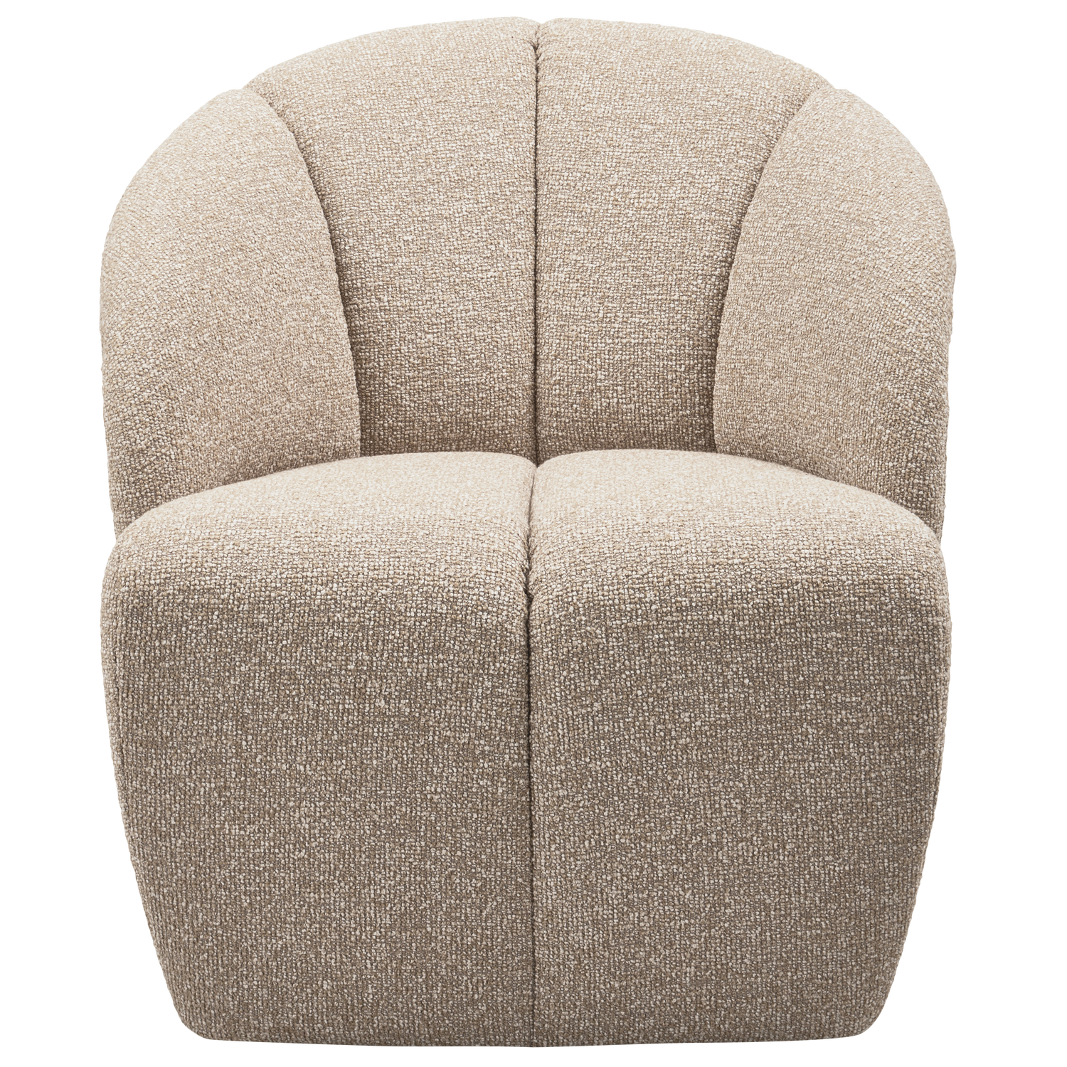 Woood | Draaifauteuil Mojo boucle beige melange
