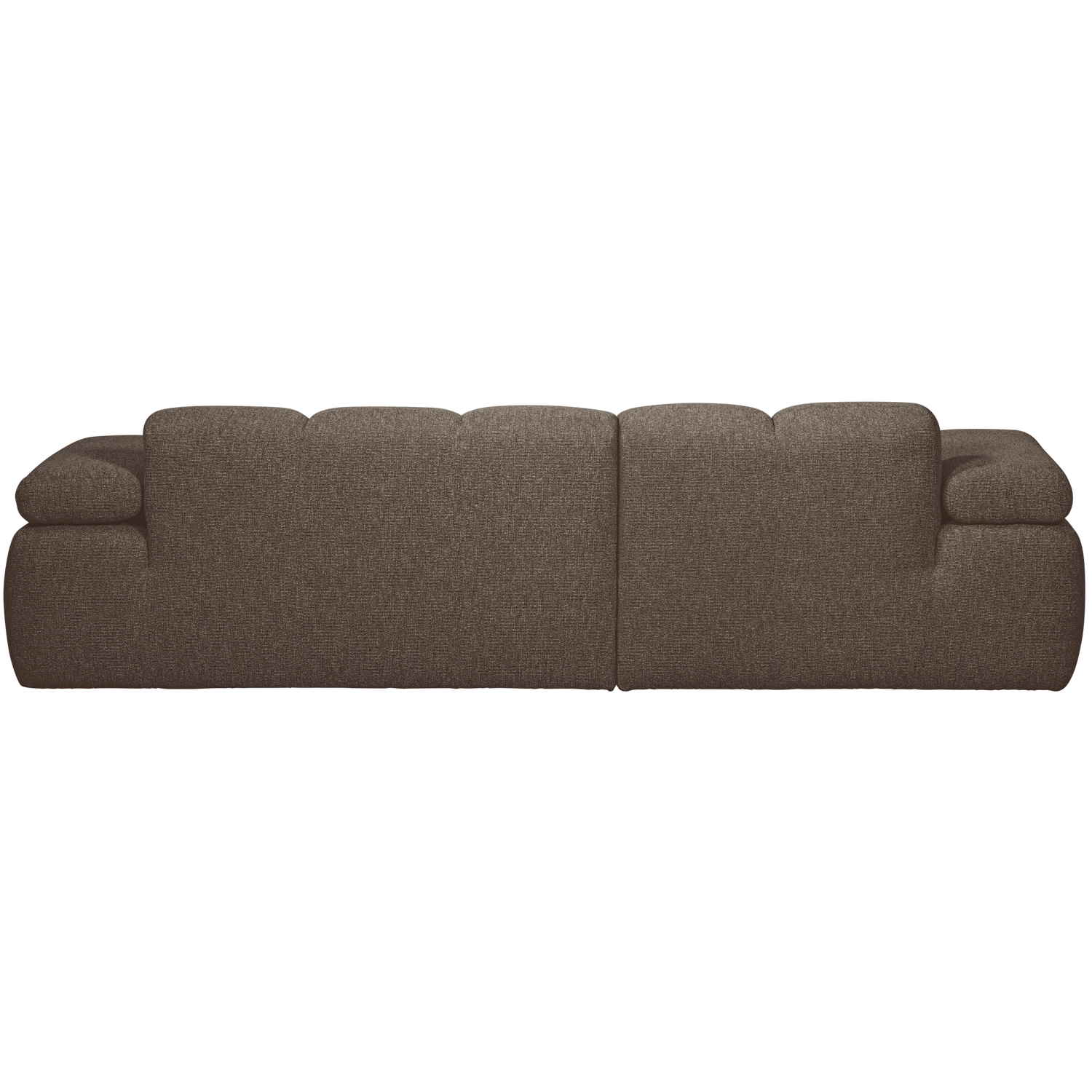 Woood | Chaise longue Mojo links boucle bruin melange