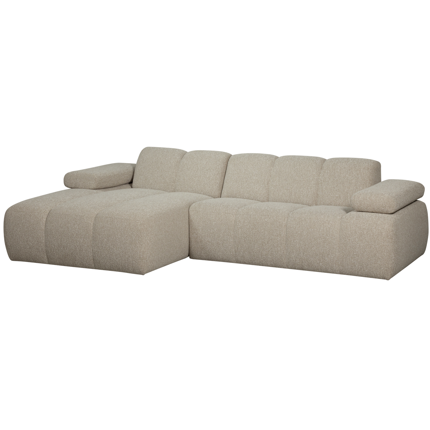 Woood | Mojo chaise longue bank links boucle beige melange