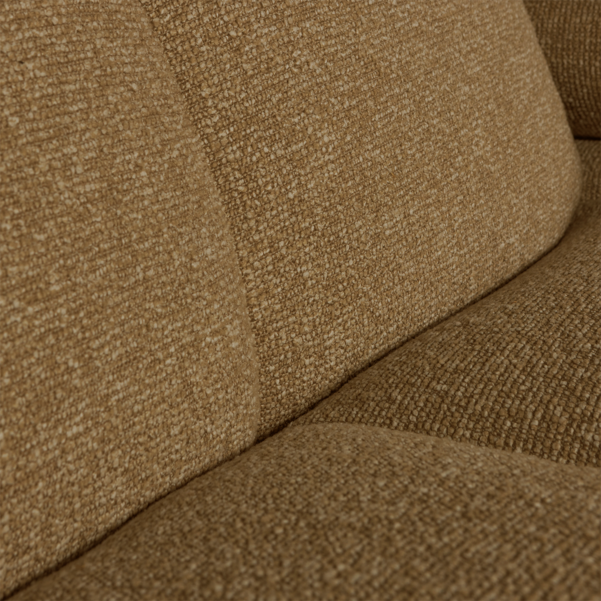 Woood | Chaise longue Mojo links boucle geel/bruin melange