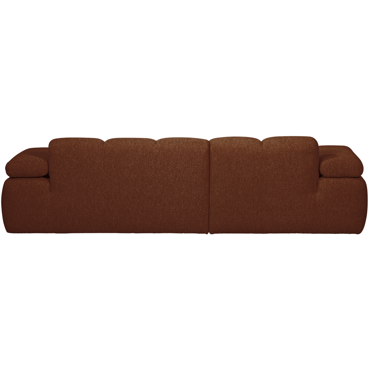 Woood | Chaise longue Mojo links boucle roestbruin melange