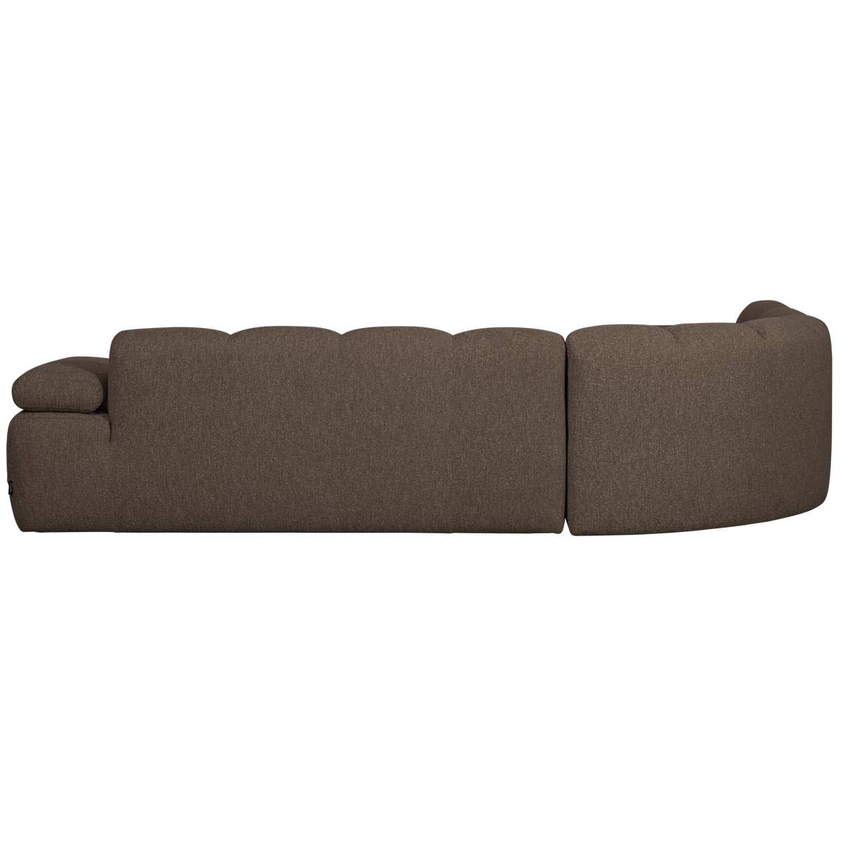 Woood | Hoekbank Mojo links boucle bruin melange