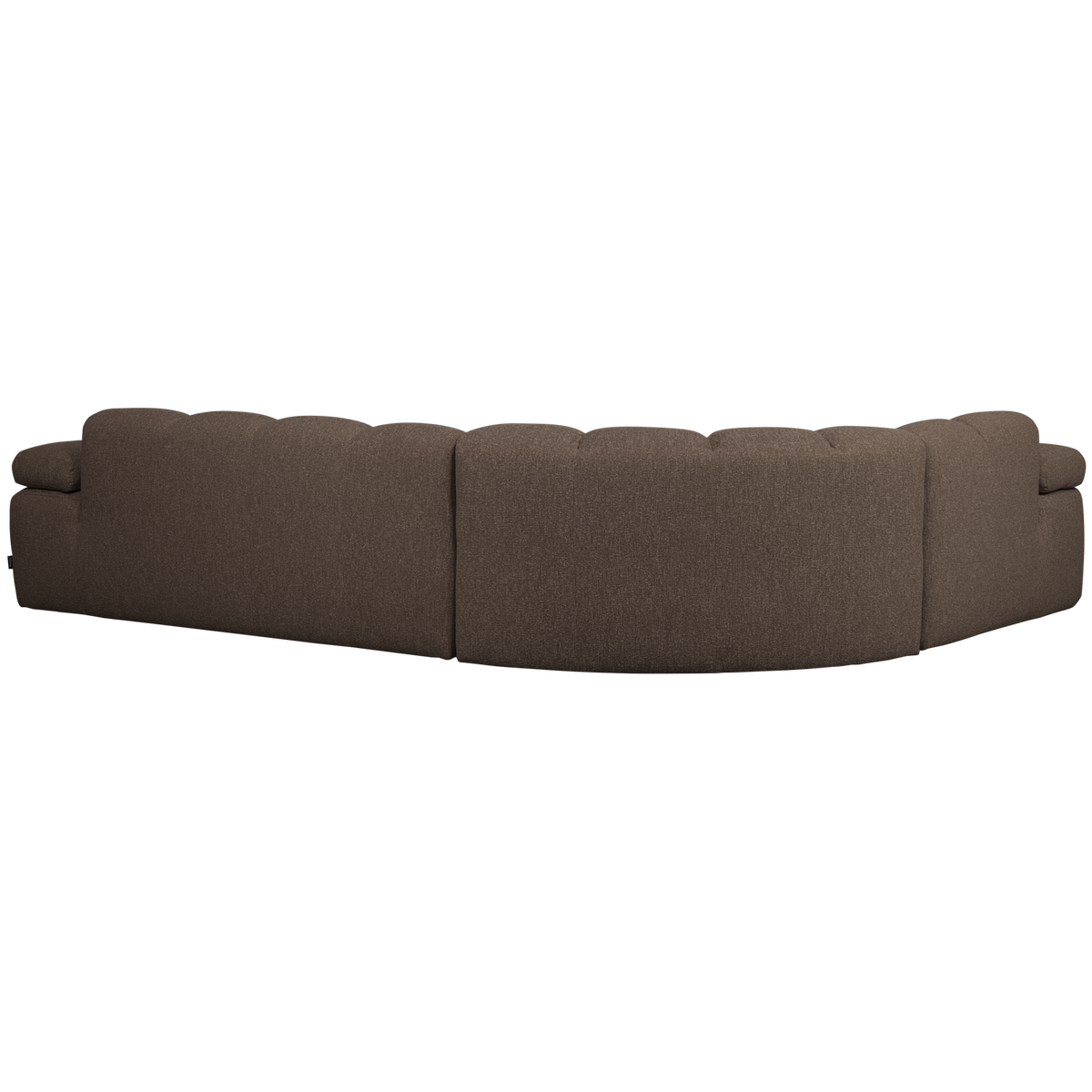 Woood | Hoekbank Mojo links boucle bruin melange