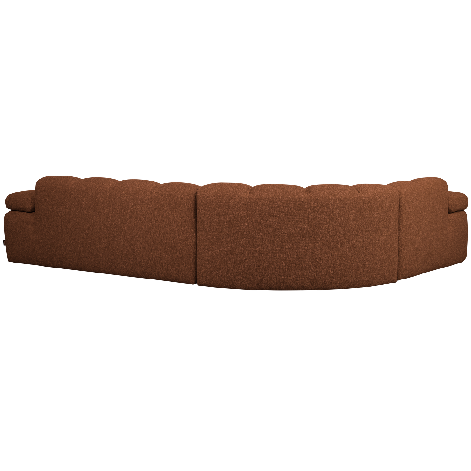 Woood | Hoekbank Mojo links boucle roestbruin melange