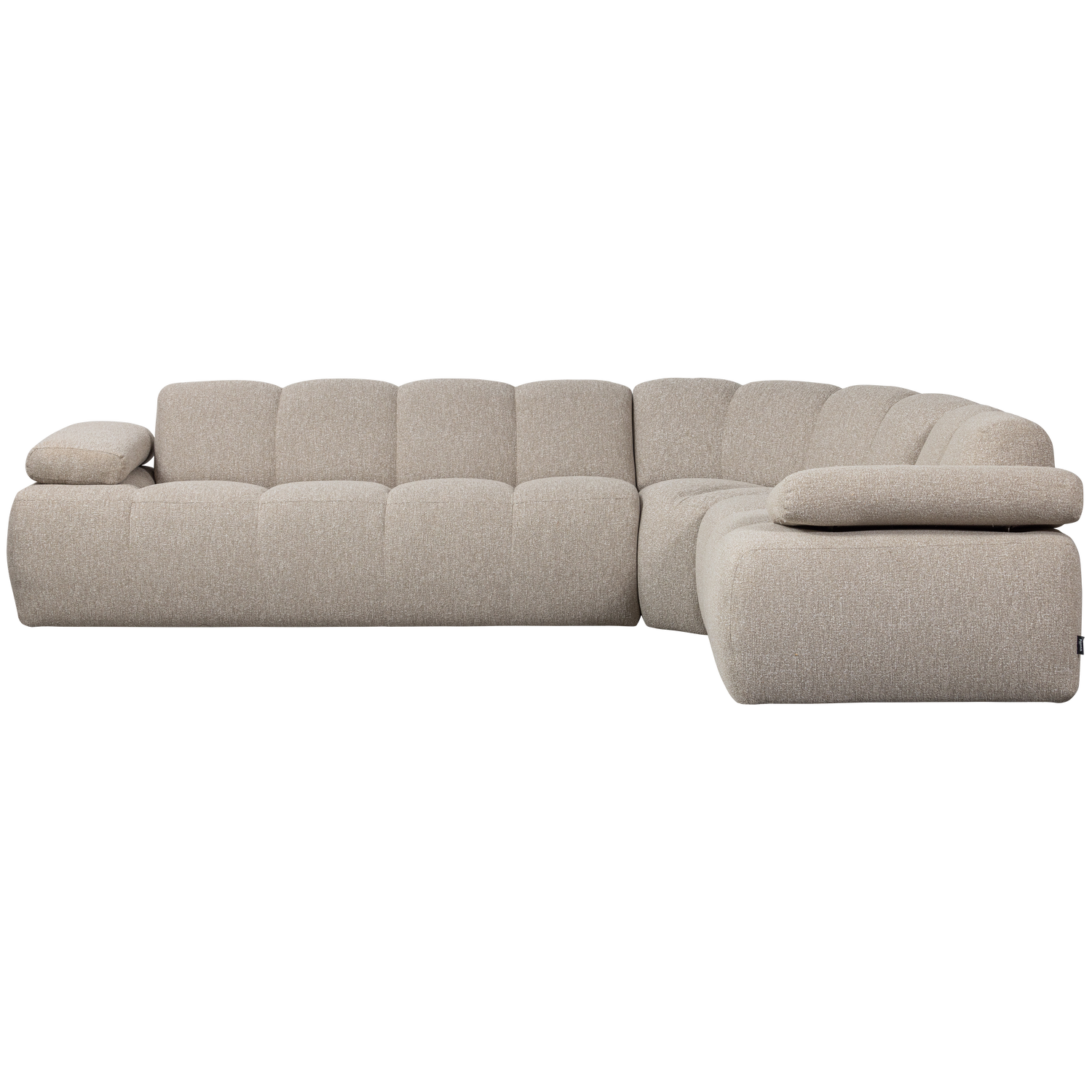 Woood | Mojo hoekbank rechts boucle beige melange