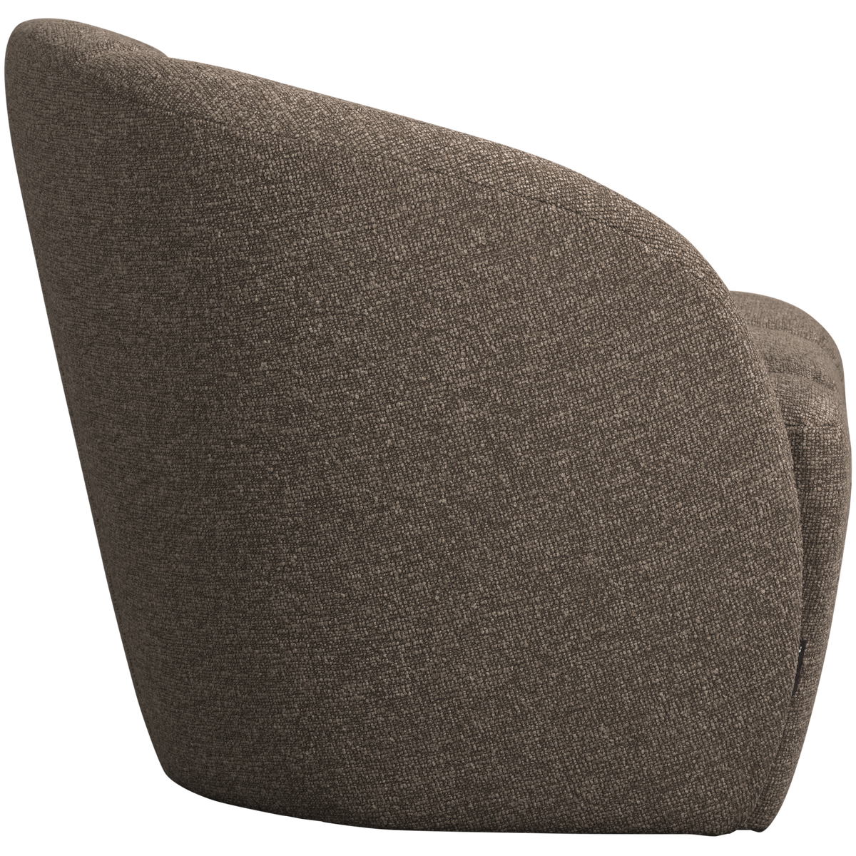 Woood | 2-Zits bankje Mojo links boucle bruin melange