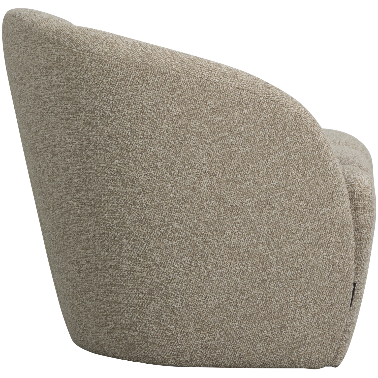 Woood | 2-Zits bankje Mojo links boucle beige melange