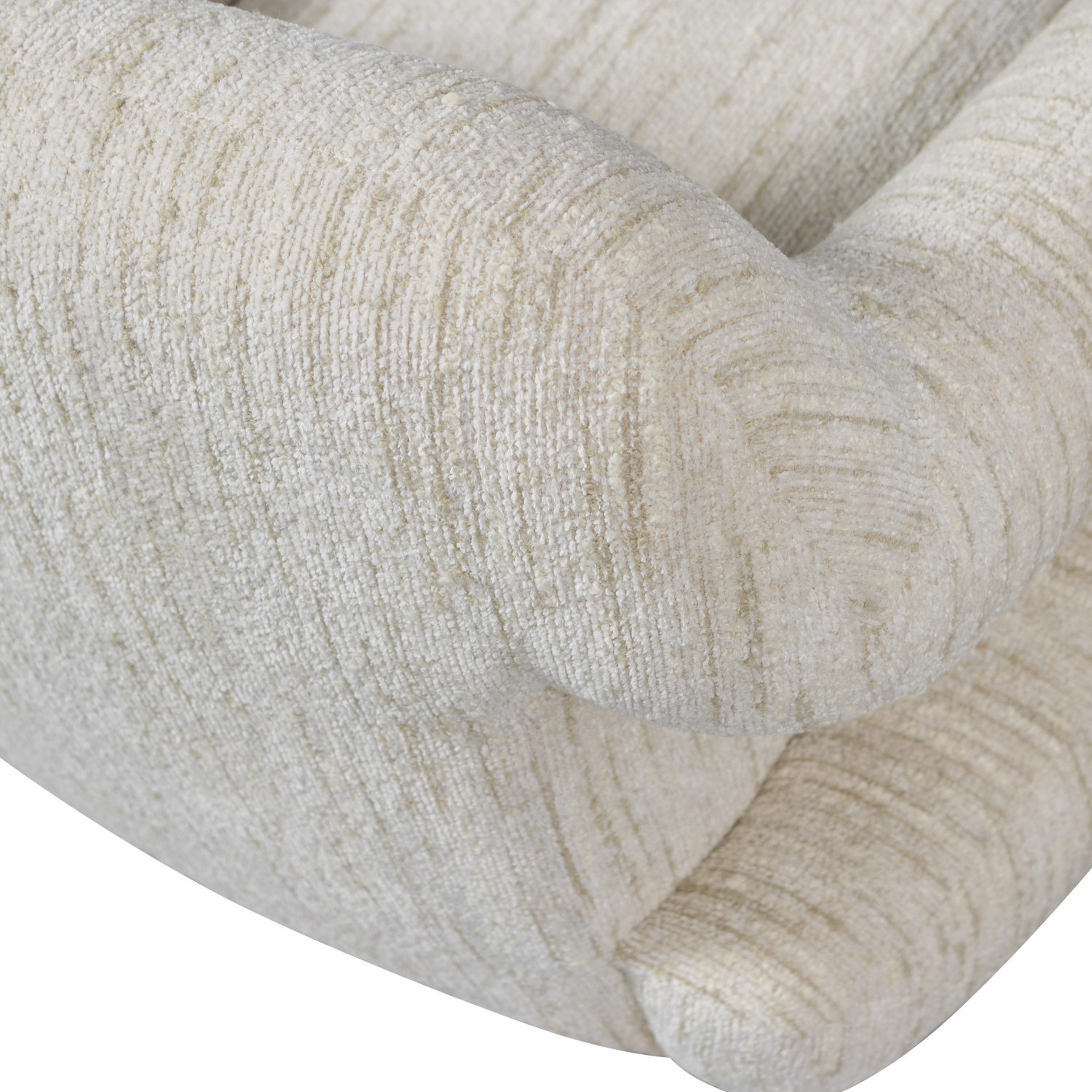 Woood | Fauteuil Folke chenille naturel melange