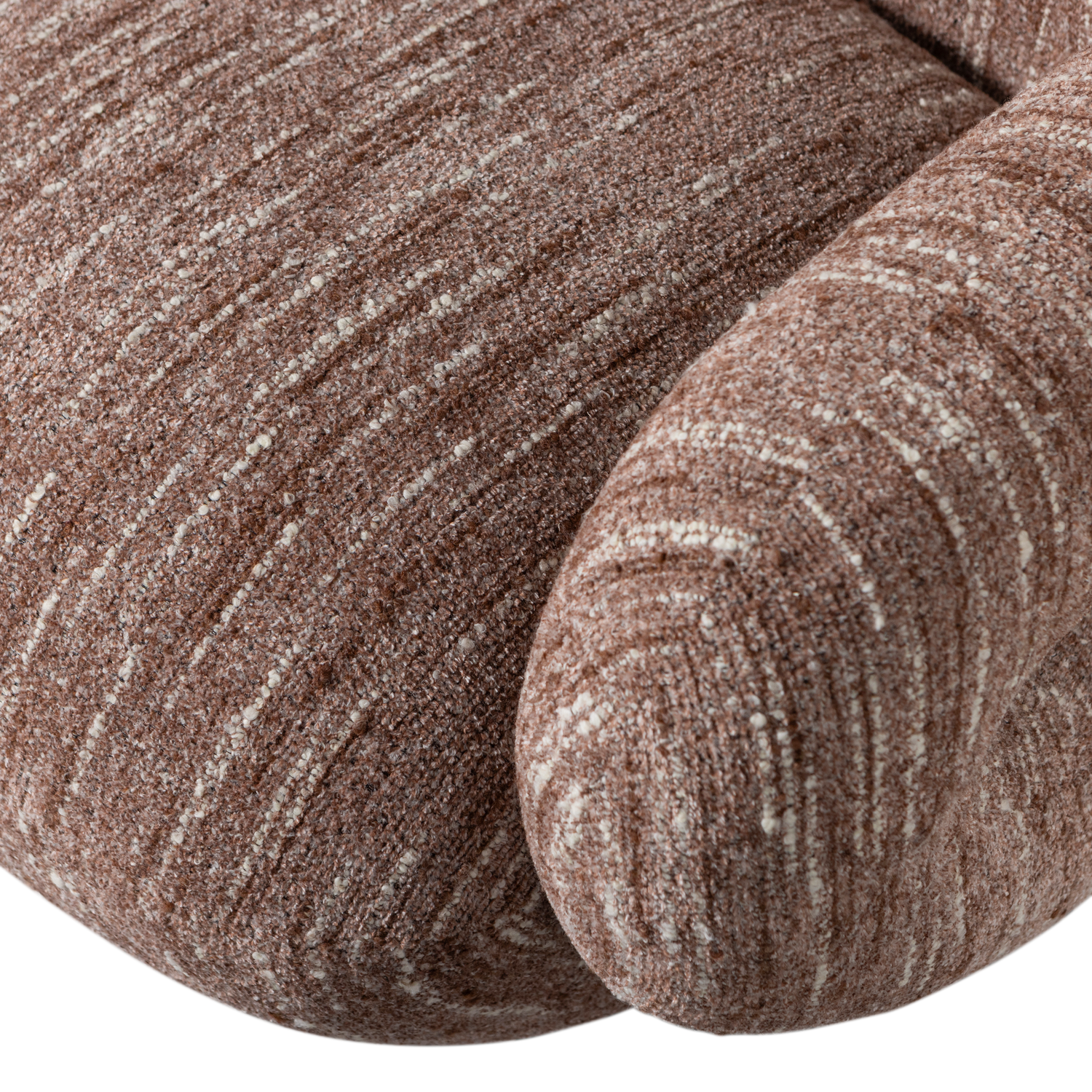 Woood | Fauteuil Folke chenille oudroze melange