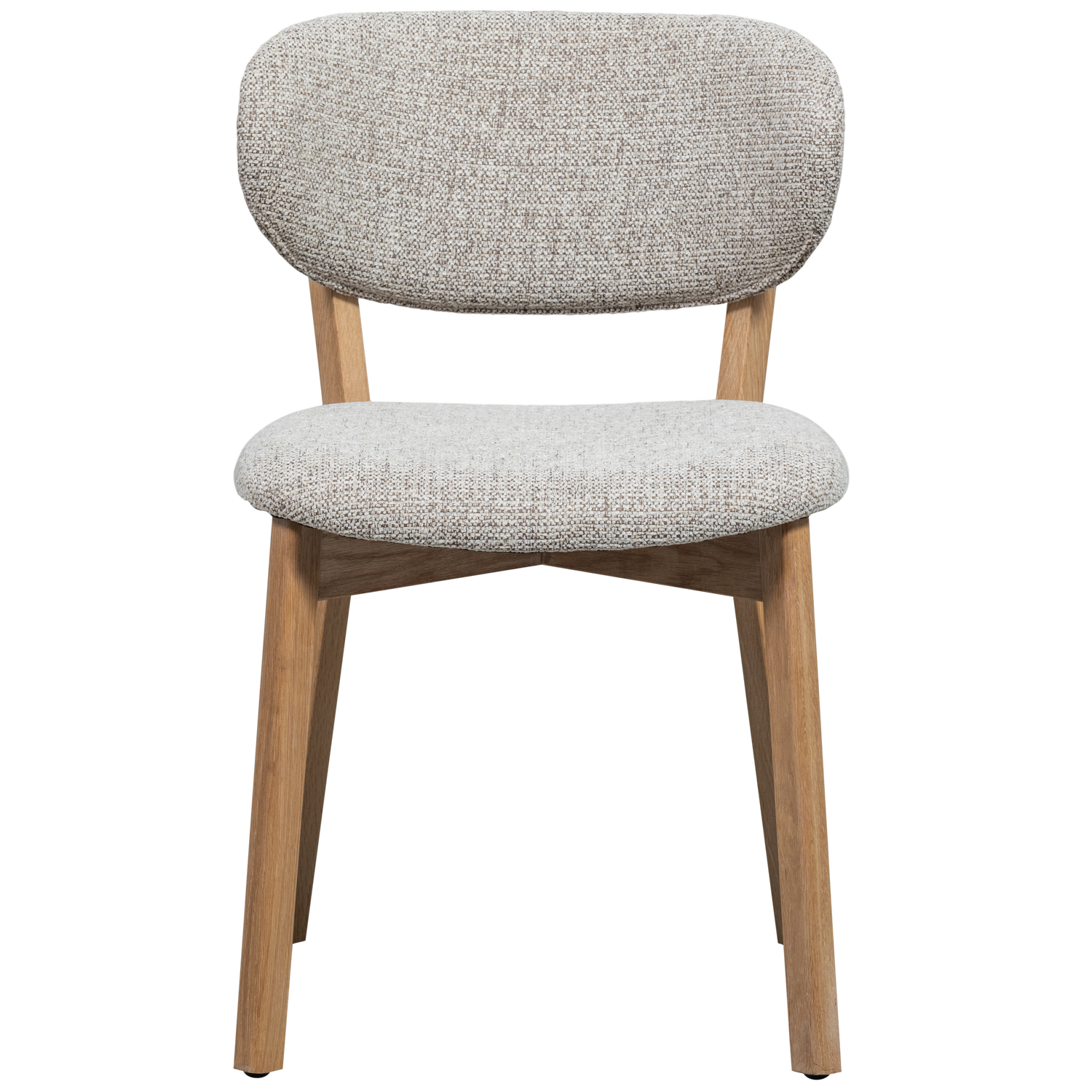 Woood | Eetkamerstoel Udar naturel met houten frame naturel
