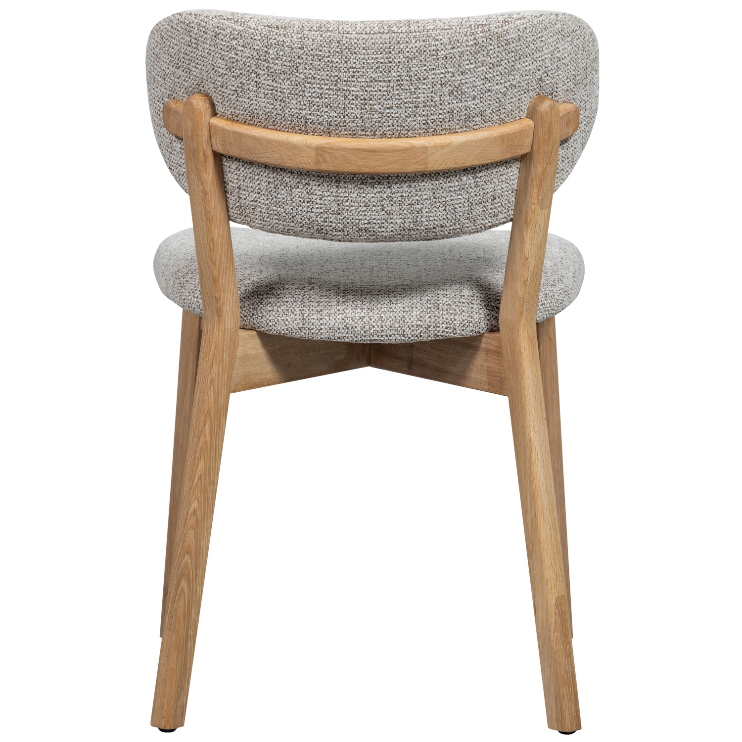 Woood | Eetkamerstoel Udar naturel met houten frame naturel