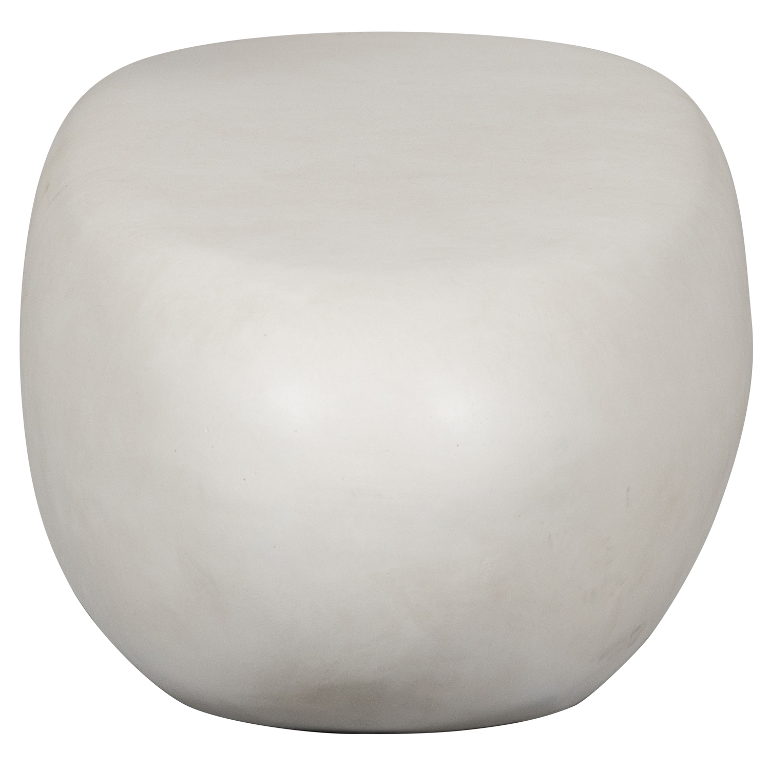 Woood | Salontafel Pebble 100cm betonlook wit