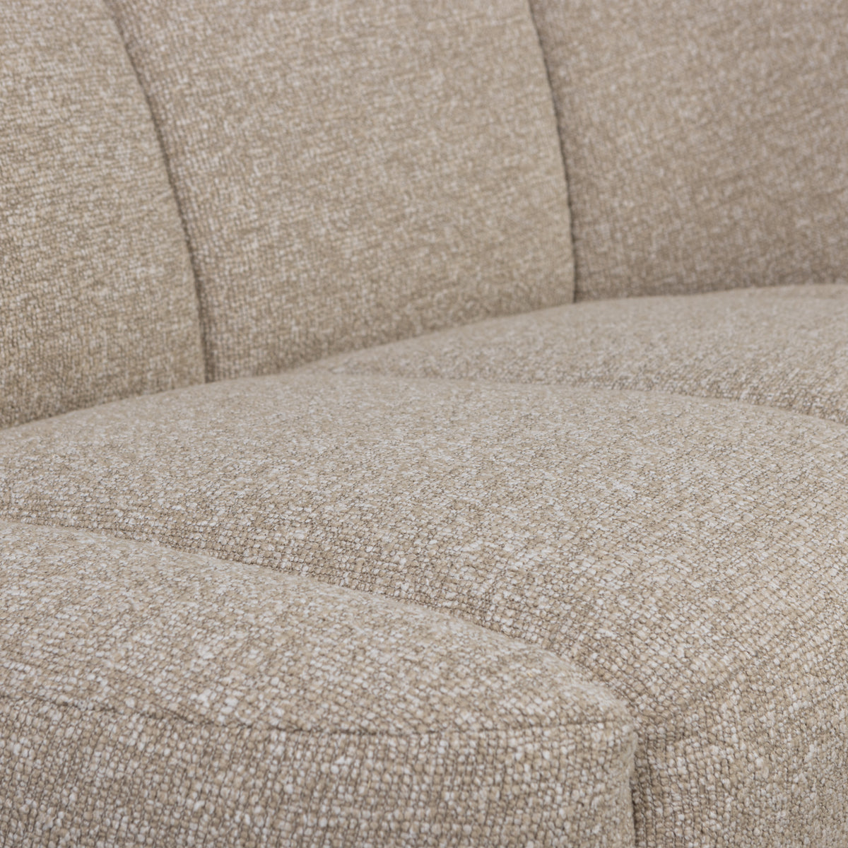Woood | 2-Zits bankje Mojo rechts boucle beige melange