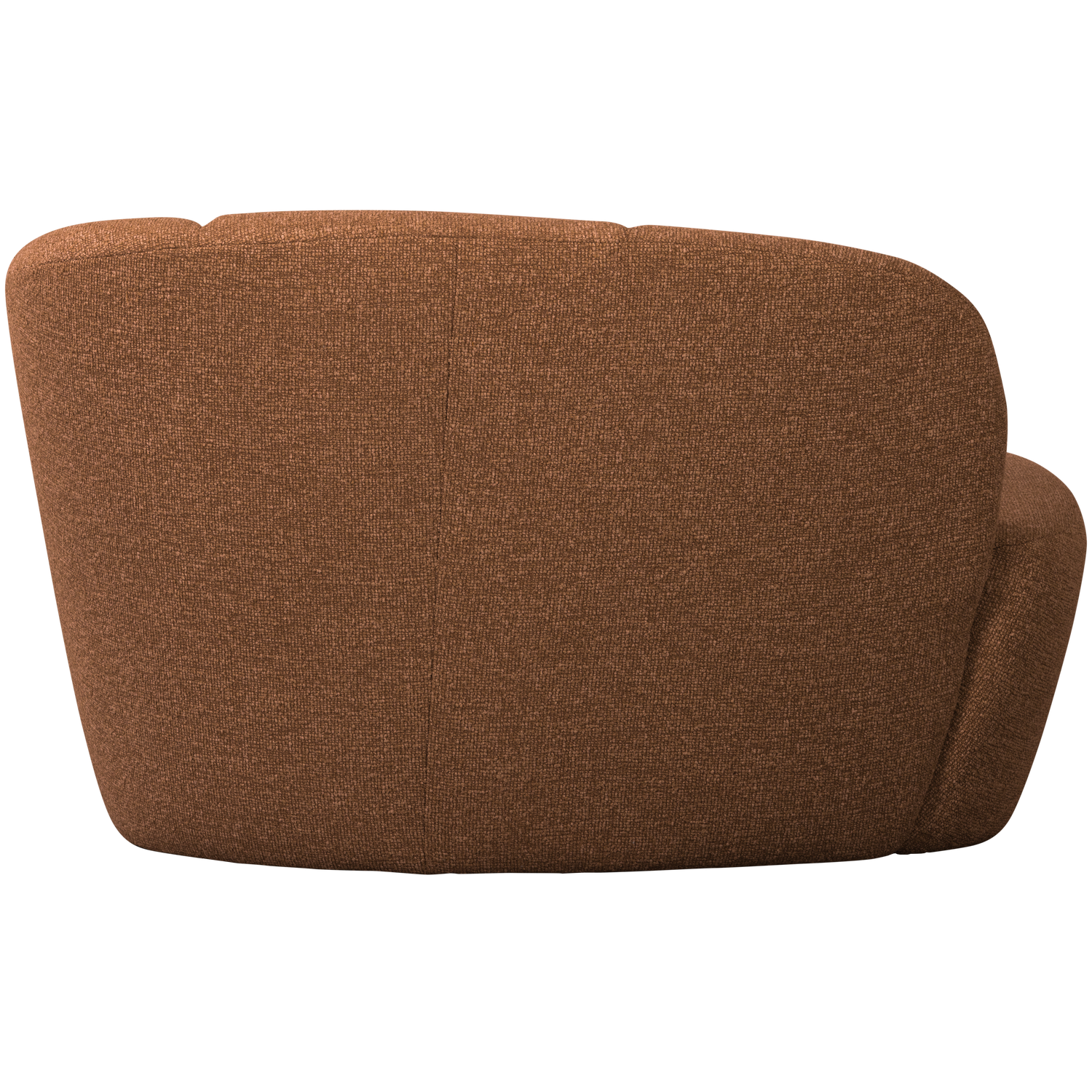 Woood | 2-Zits bankje Mojo rechts boucle roestbruin melange