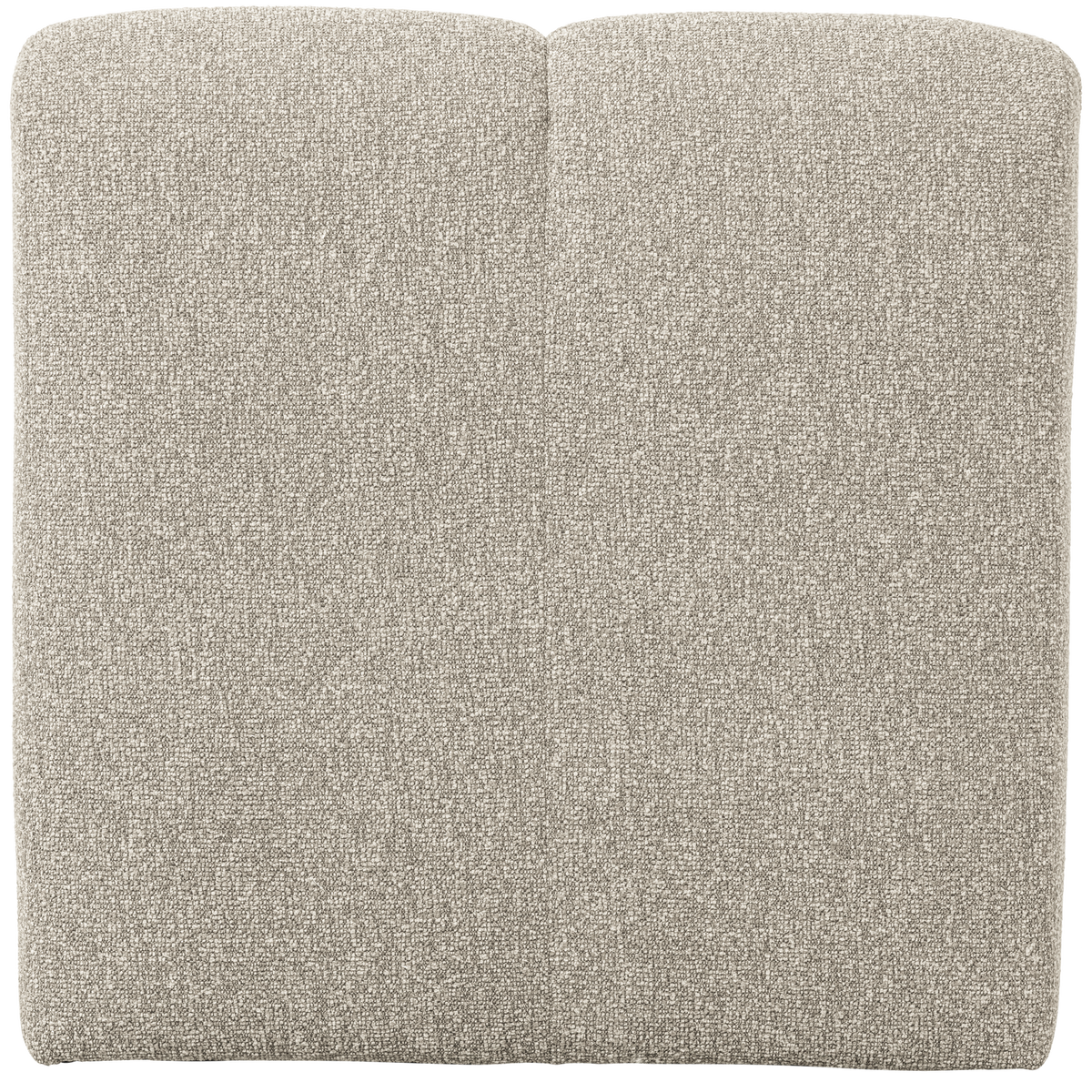 Woood | Eetbank Mojo 84cm met rugleuning boucle beige melange