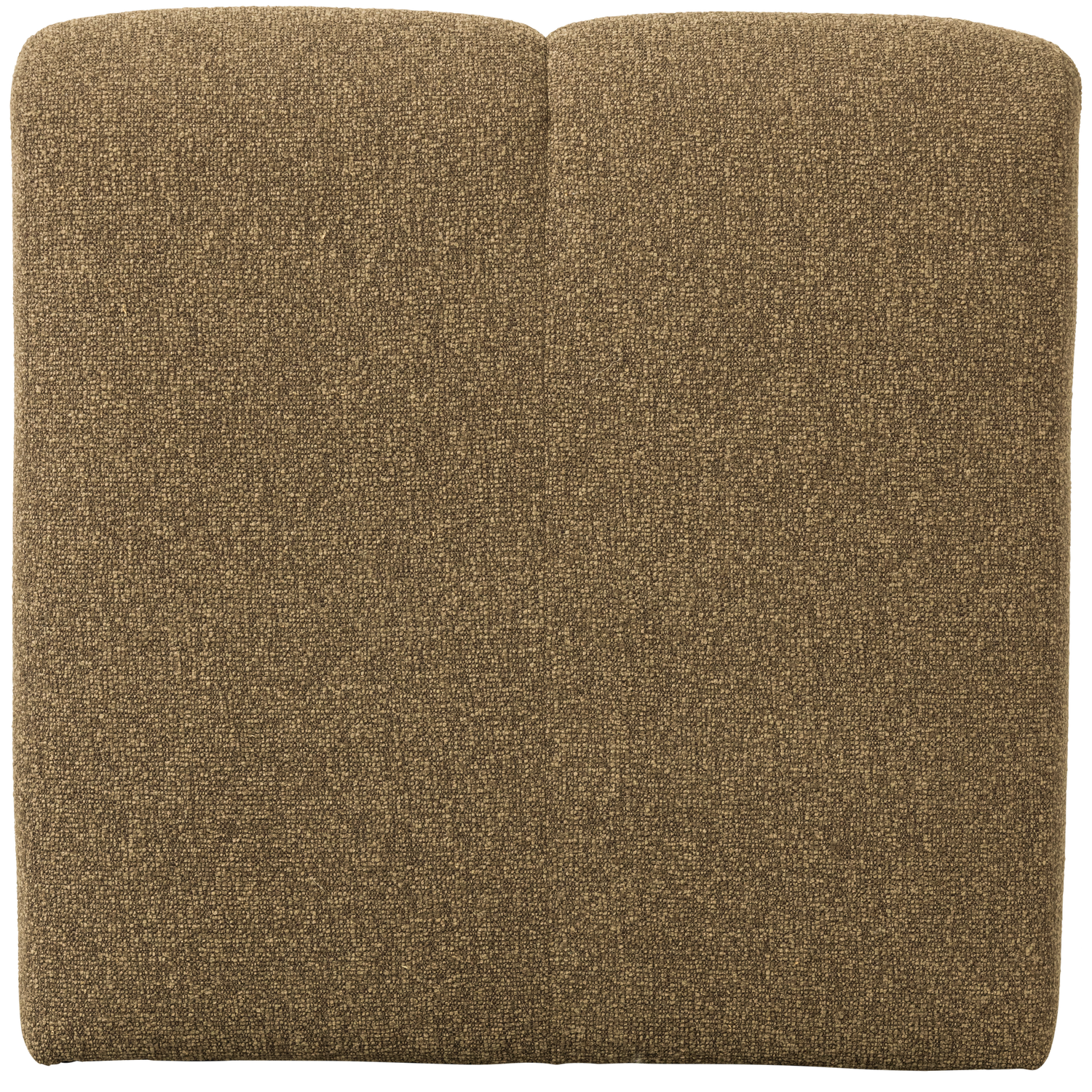 Woood | Eetbank Mojo 84cm met rugleuning boucle geel/bruin melange