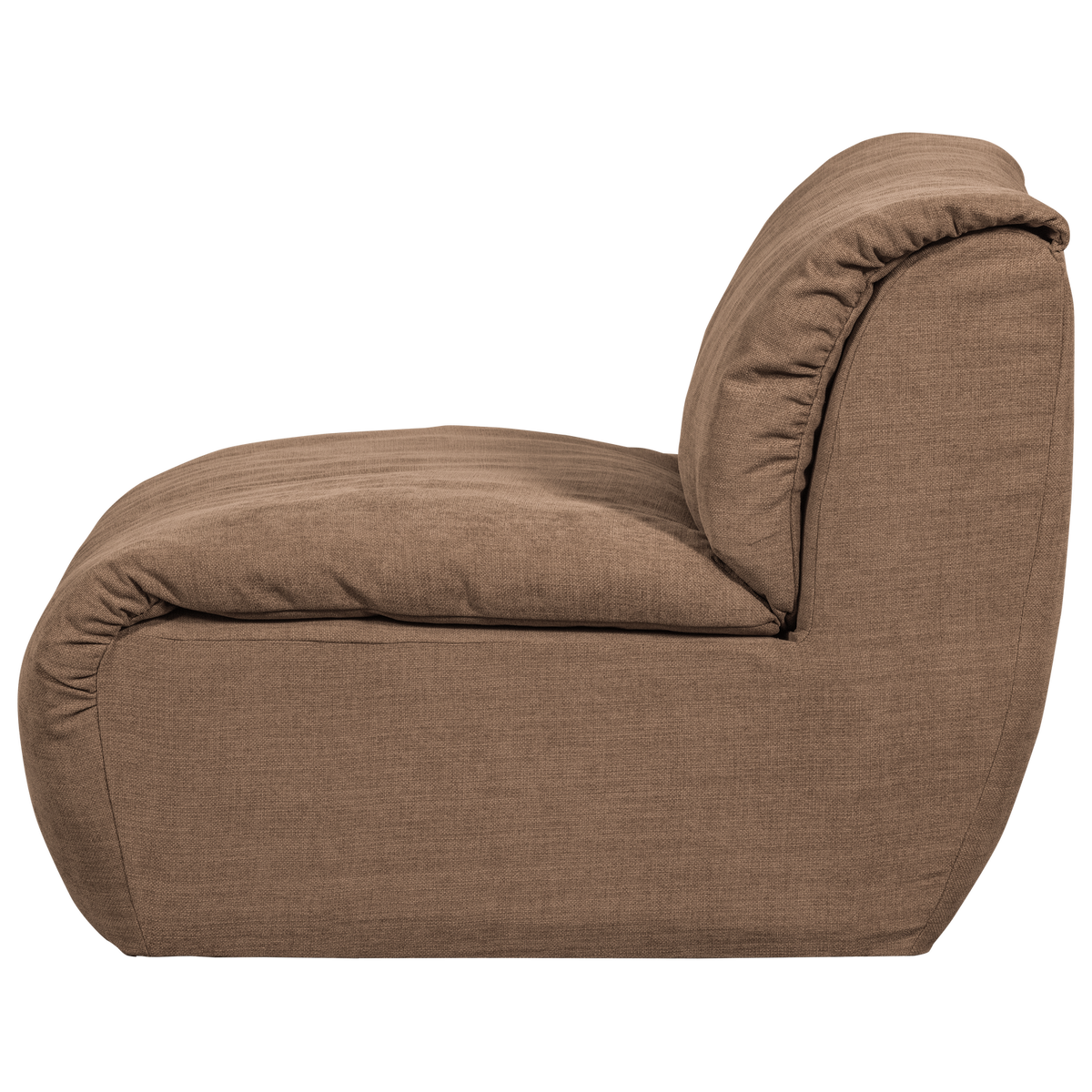 Woood | 1-Zits element Baggy geweven chenille bruin
