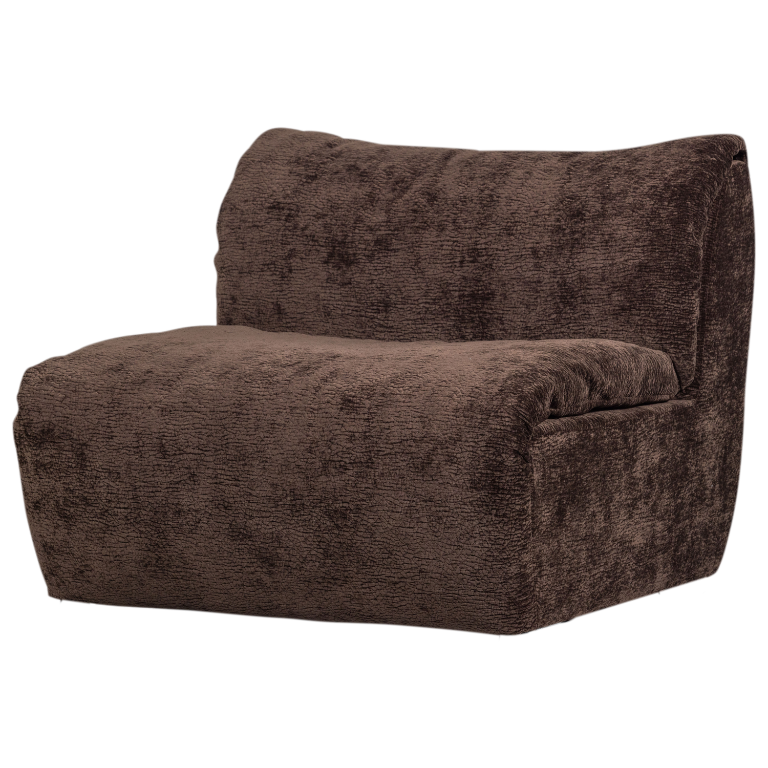 Woood | 1-Zits element Baggy 3D chenille donkerbruin