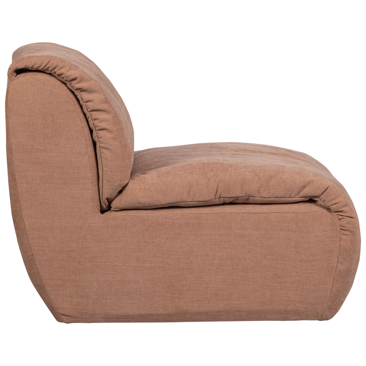 Woood | 1-Zits element Baggy geweven chenille oudroze