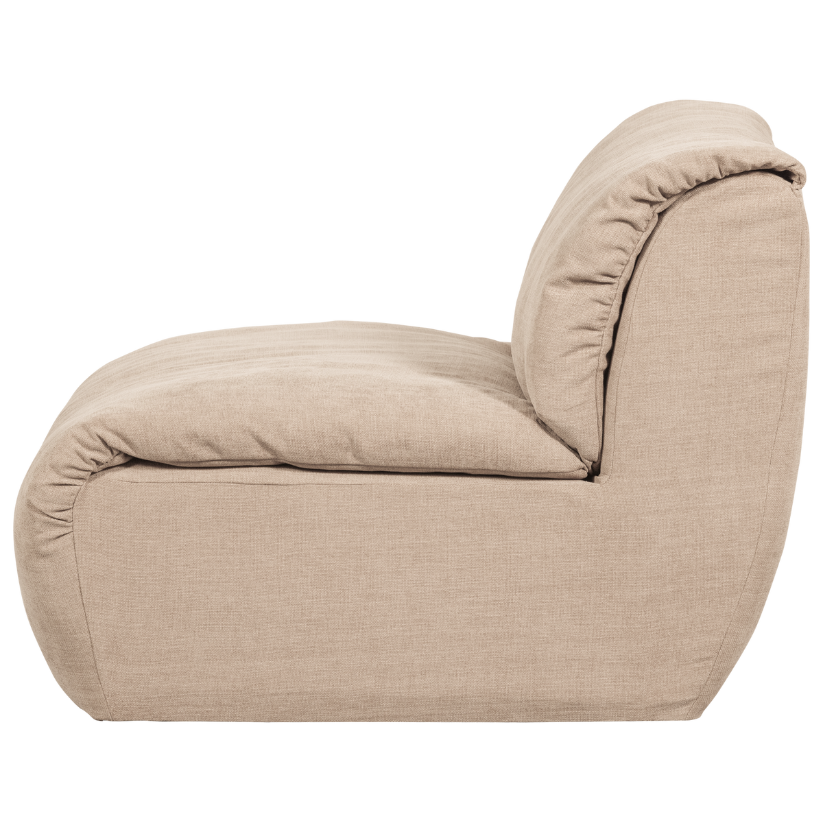 Woood | 1-Zits element Baggy geweven chenille zand