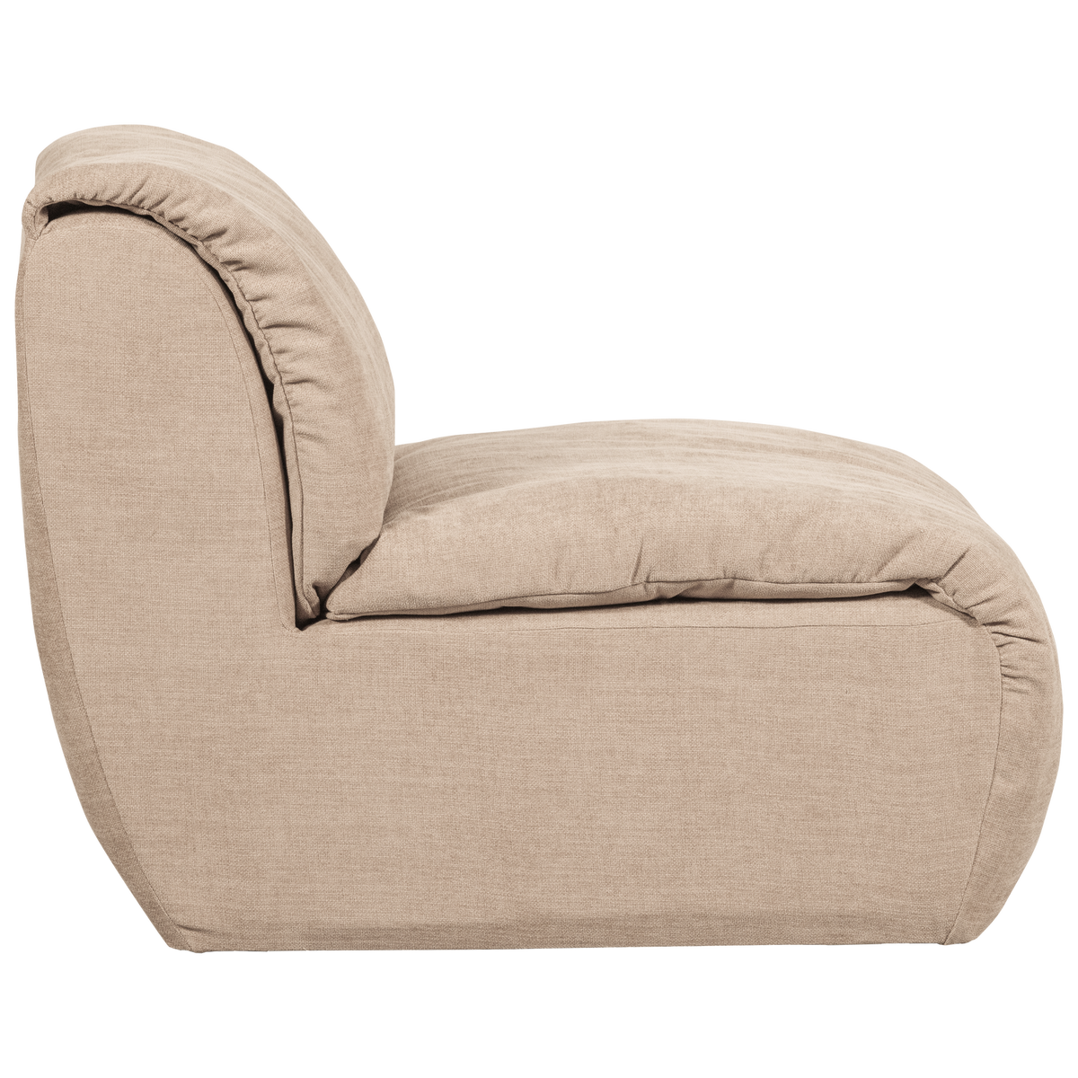 Woood | 1-Zits element Baggy geweven chenille zand