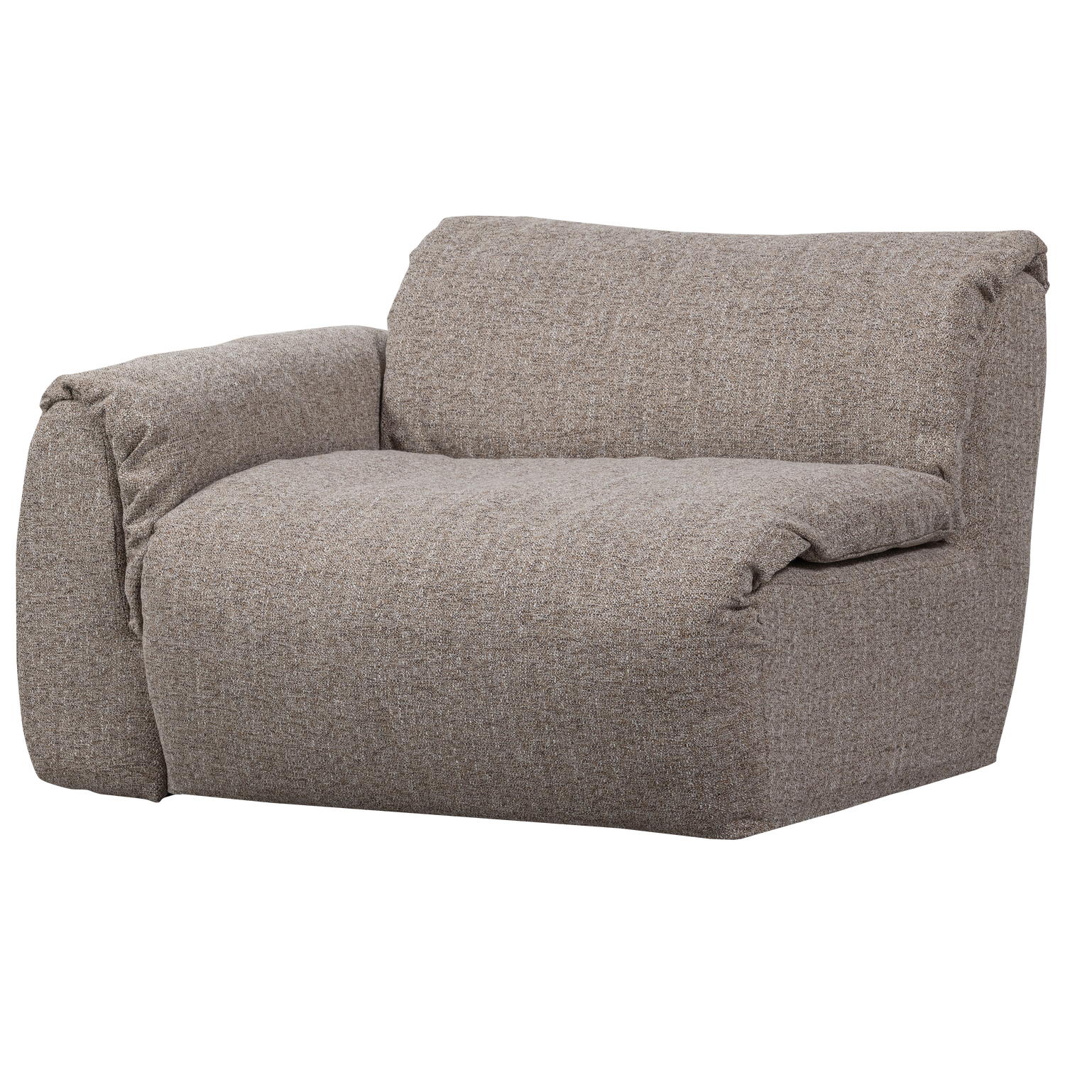Woood | 1-Zits element Baggy met arm links bruin melange