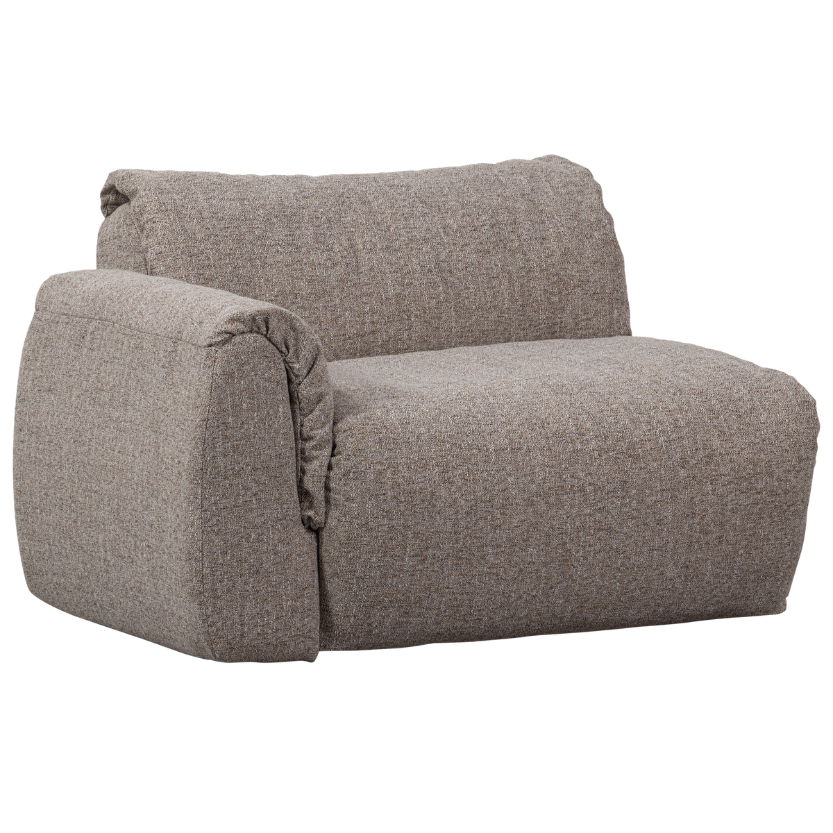Woood | 1-Zits element Baggy met arm links bruin melange