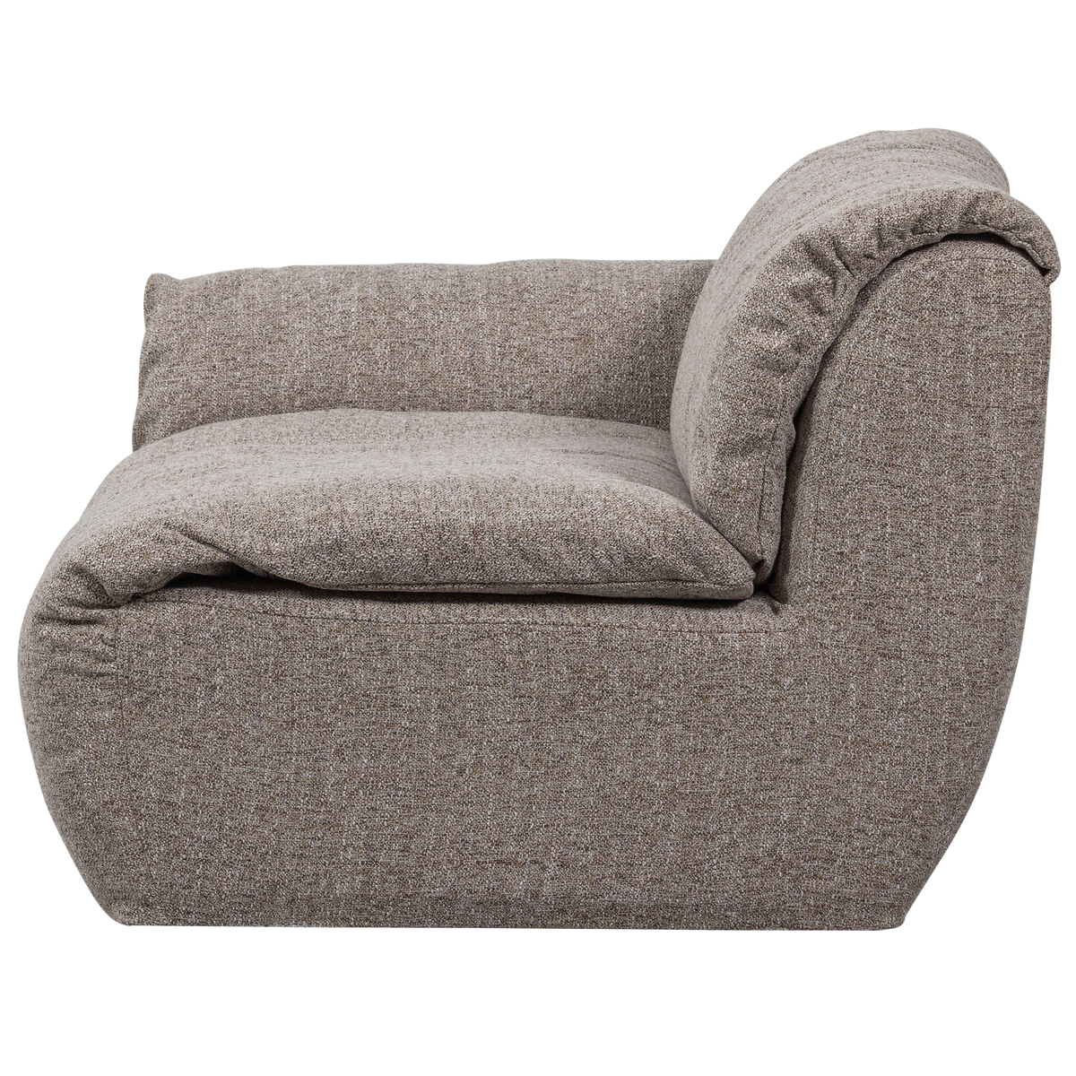 Woood | 1-Zits element Baggy met arm links bruin melange