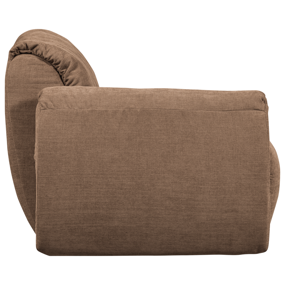Woood | 1-Zits element Baggy met arm links geweven chenille bruin