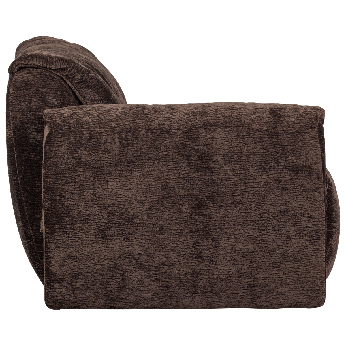 Woood | 1-Zits element Baggy met arm links 3D chenille donkerbruin