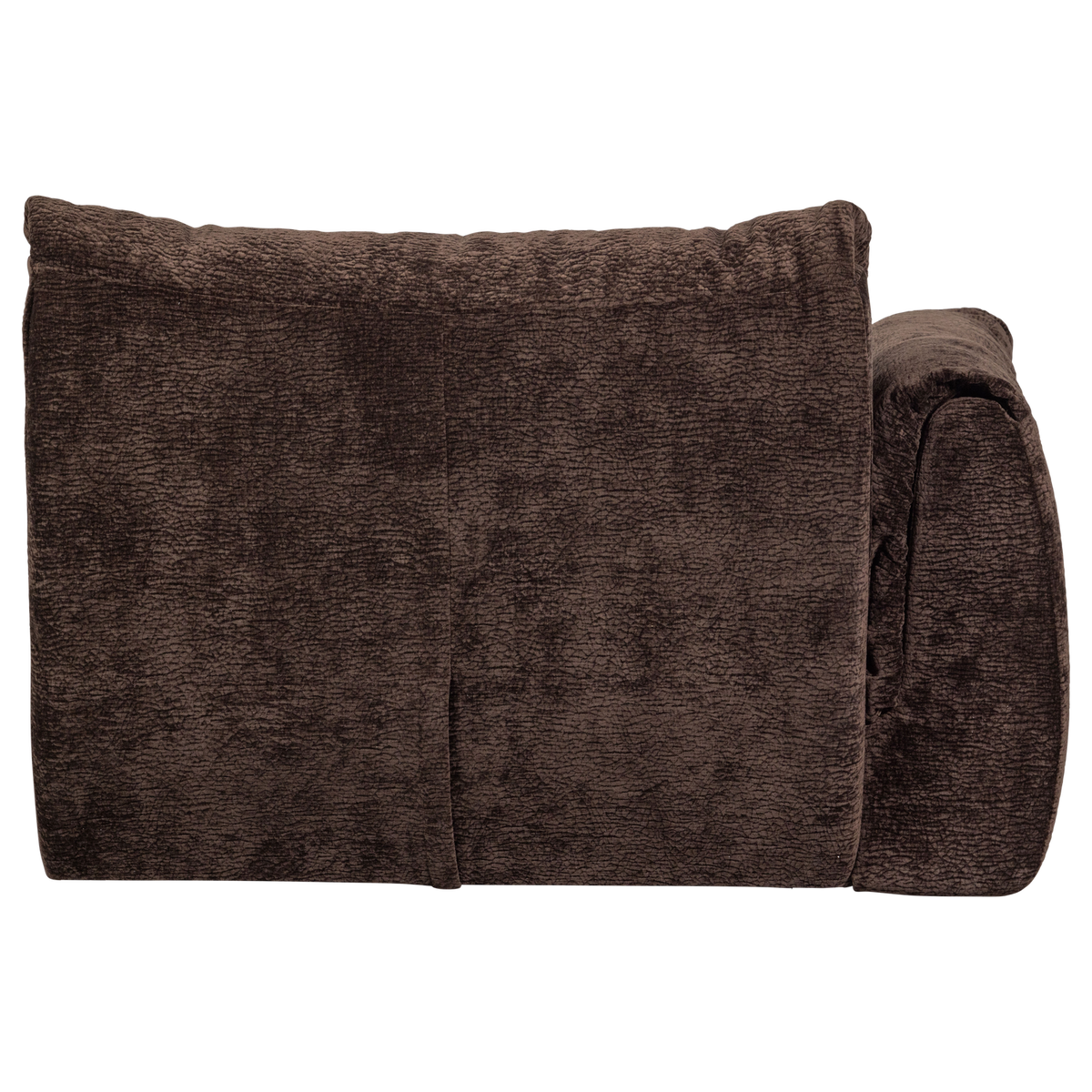 Woood | 1-Zits element Baggy met arm links 3D chenille donkerbruin