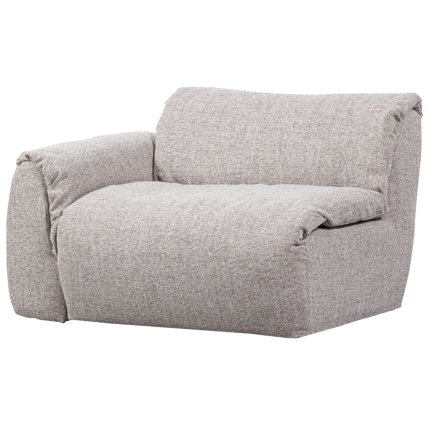 Woood | 1-Zits element Baggy met arm links naturel melange
