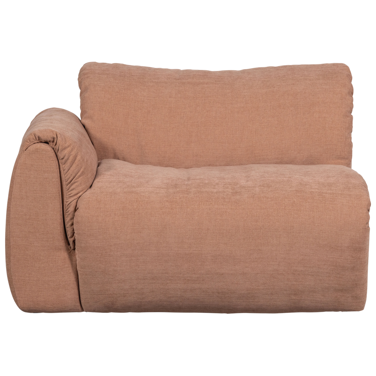 Woood | 1-Zits element Baggy met arm links geweven chenille oudroze