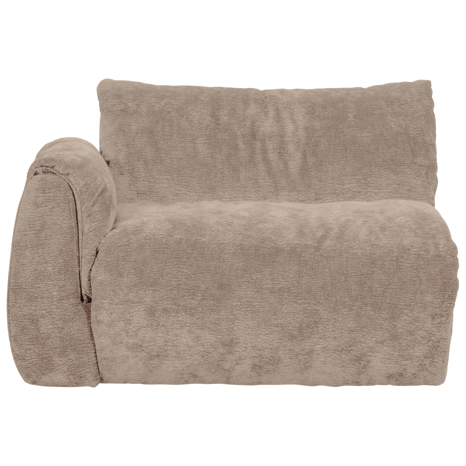 Woood | 1-Zits element Baggy met arm links 3D chenille zand