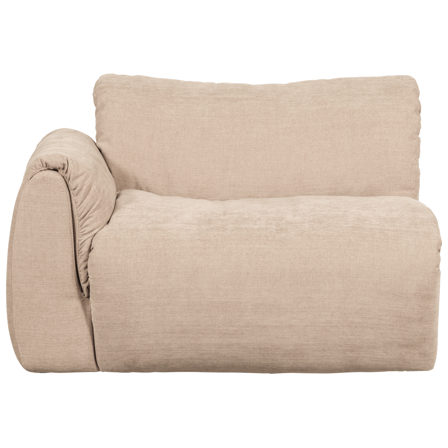 Woood | 1-Zits element Baggy met arm links chenille zand