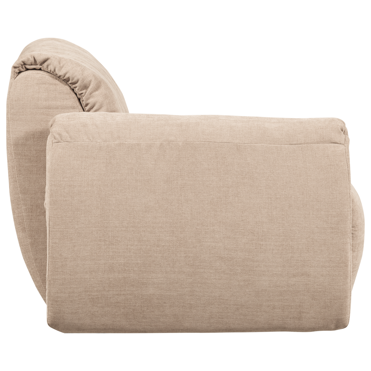 Woood | 1-Zits element Baggy met arm links chenille zand