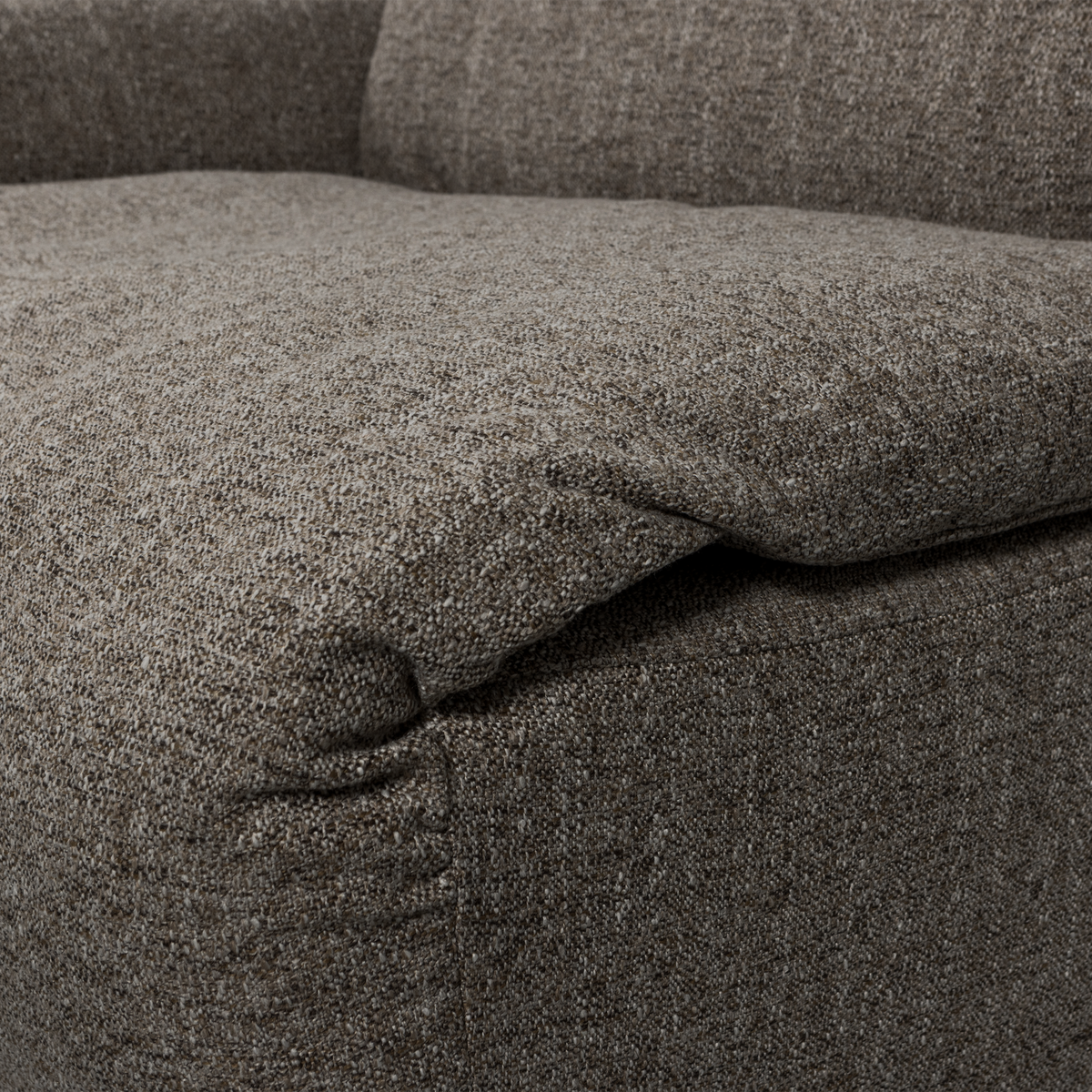 Woood | 1-Zits element Baggy met arm links warmgrijs melange