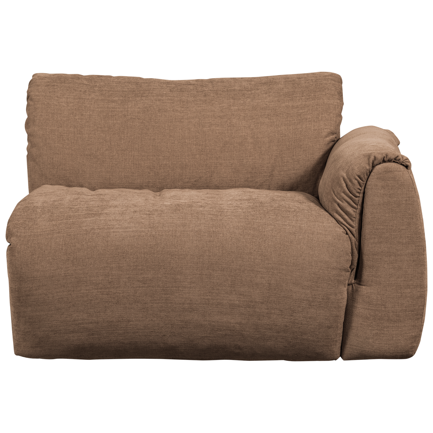 Woood | 1-Zits element Baggy met arm rechts geweven chenille bruin