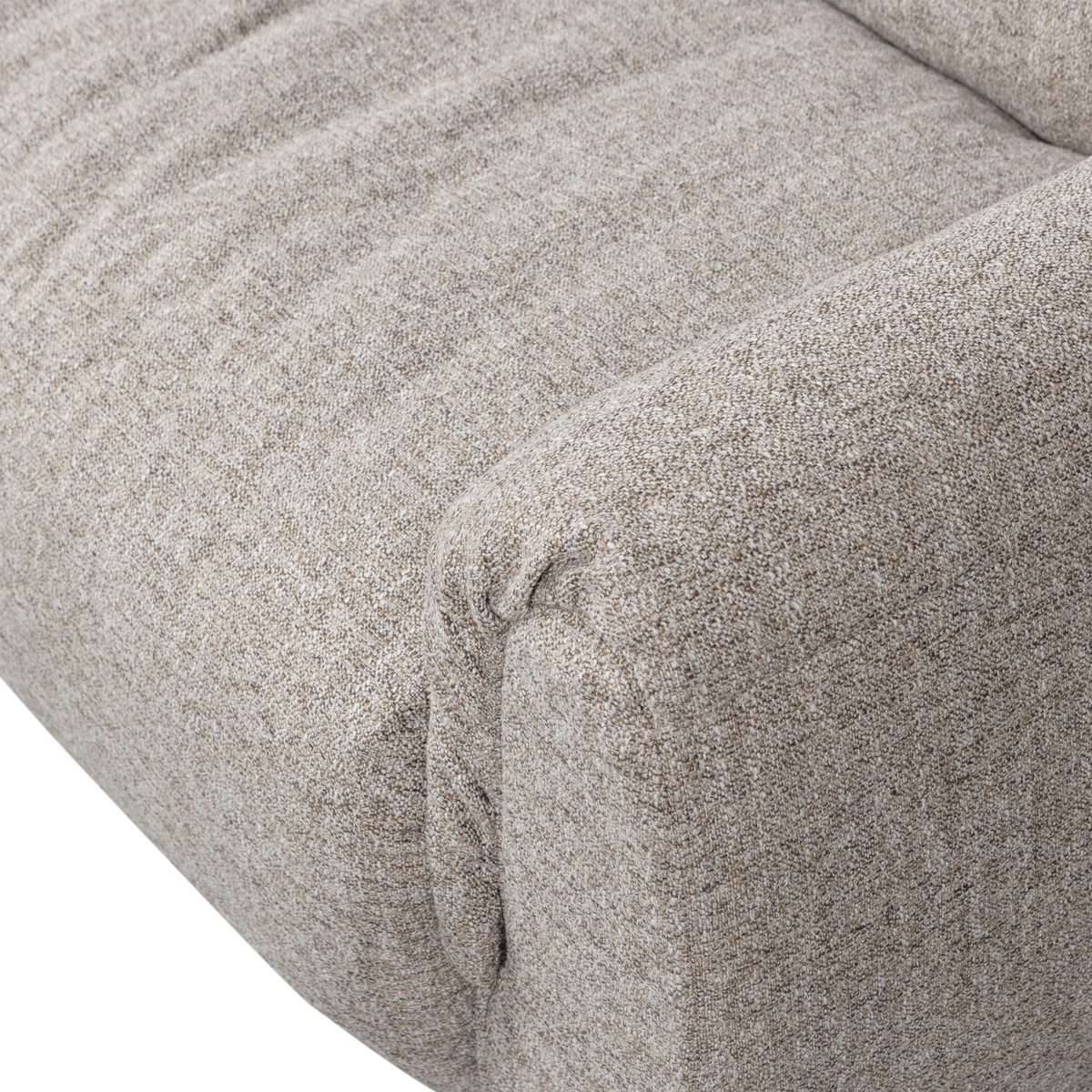Woood | 1-Zits element Baggy met arm rechts naturel melange