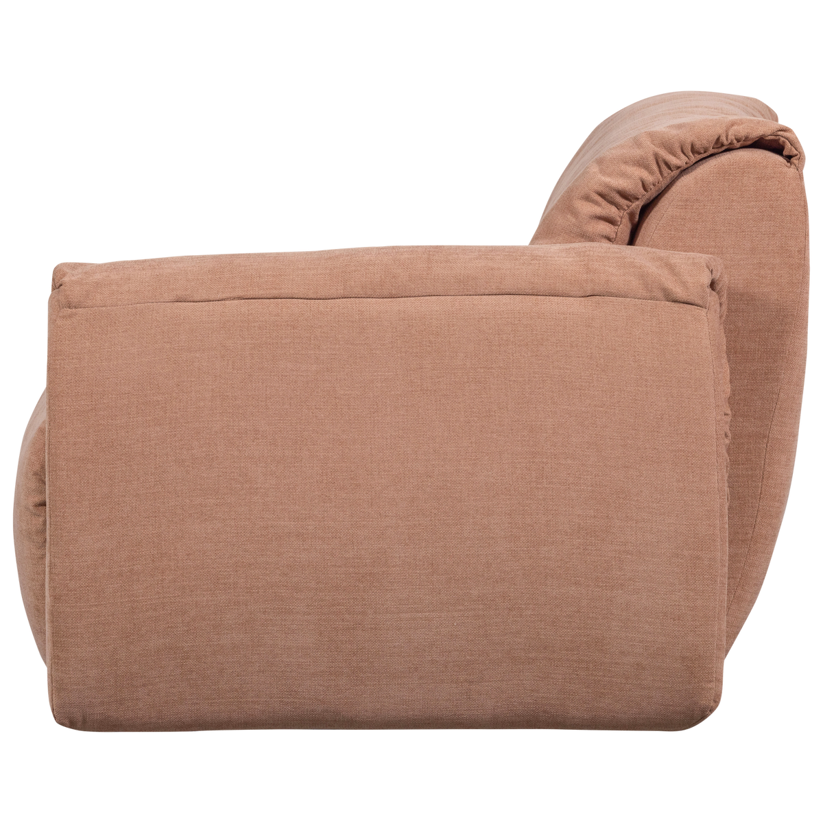 Woood | 1-Zits element Baggy met arm rechts geweven chenille oudroze