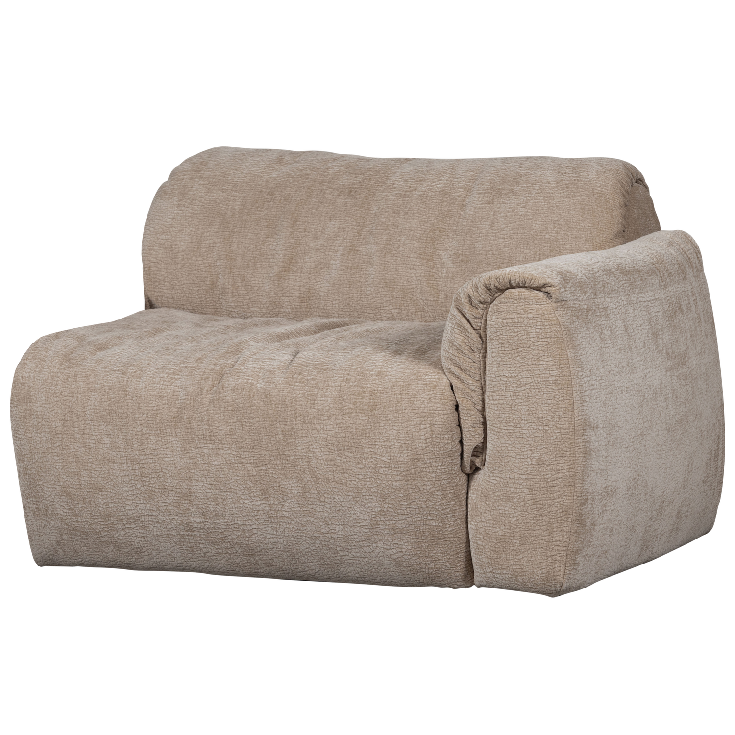 Woood | 1-Zits element Baggy met arm rechts 3D chenille zand