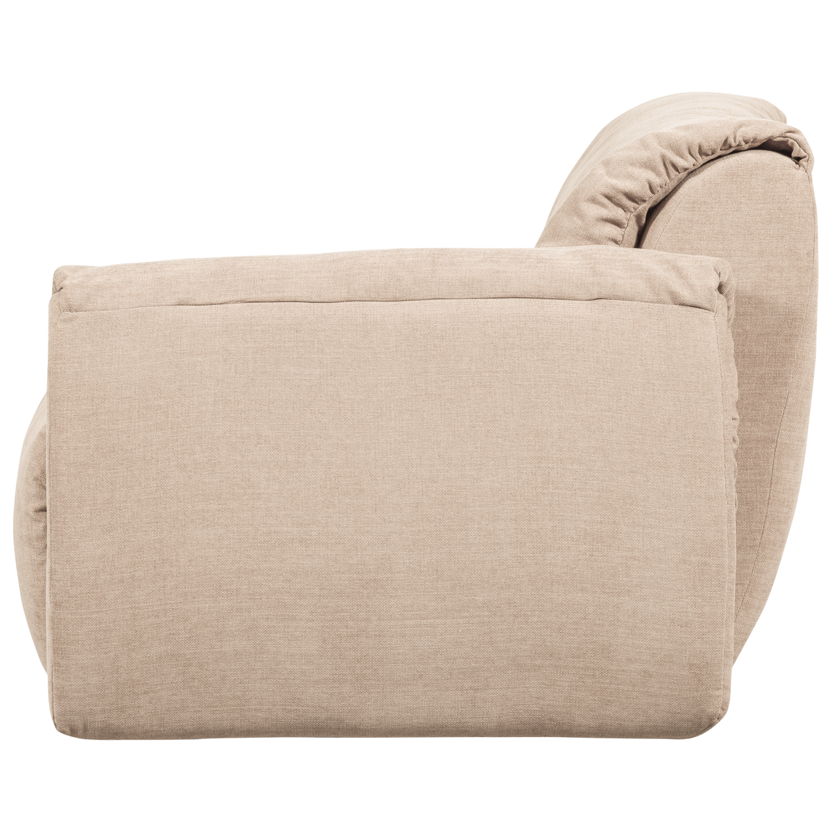 Woood | 1-Zits element Baggy met arm rechts geweven chenille zand
