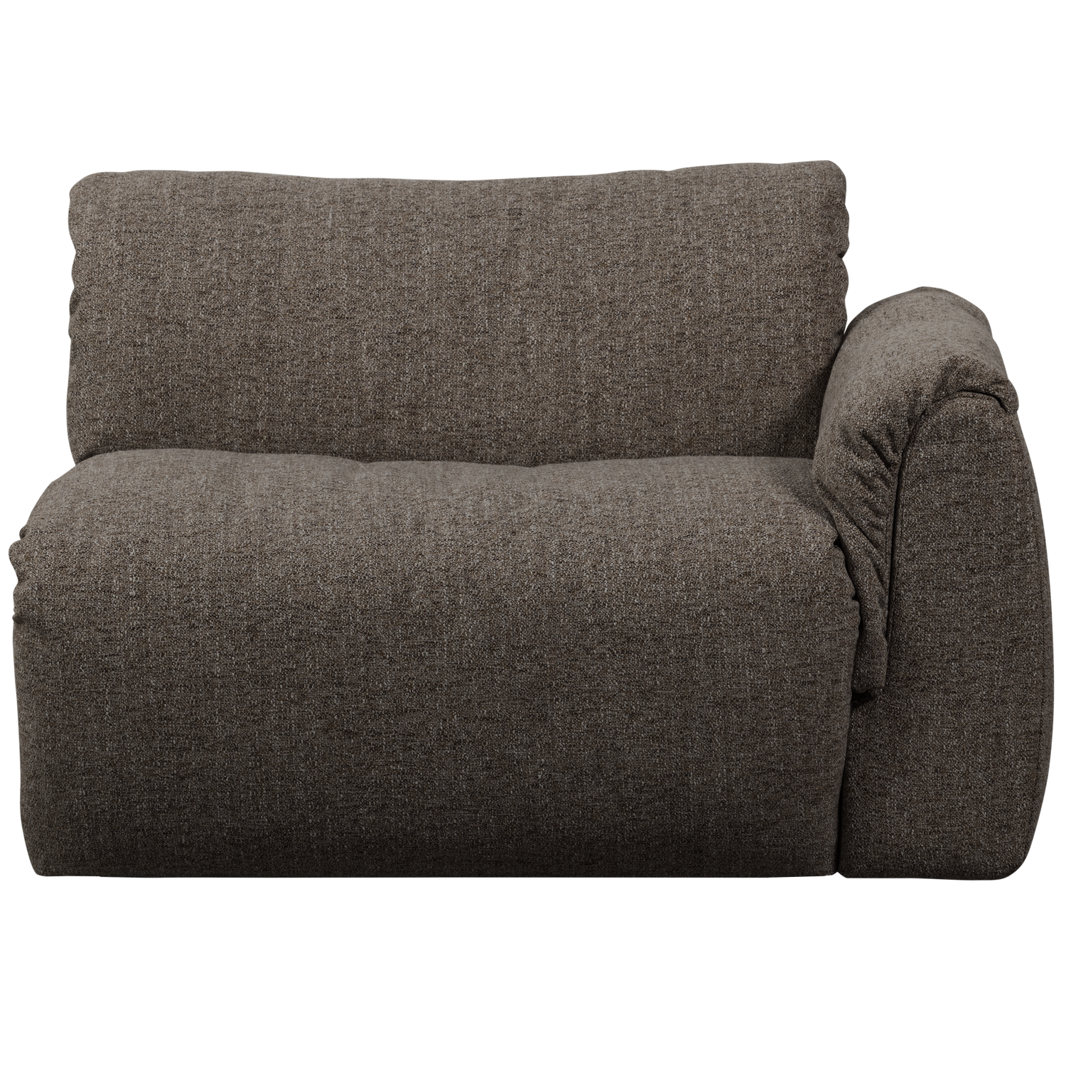 Woood | 1-Zits element Baggy met arm rechts warmgrijs melange