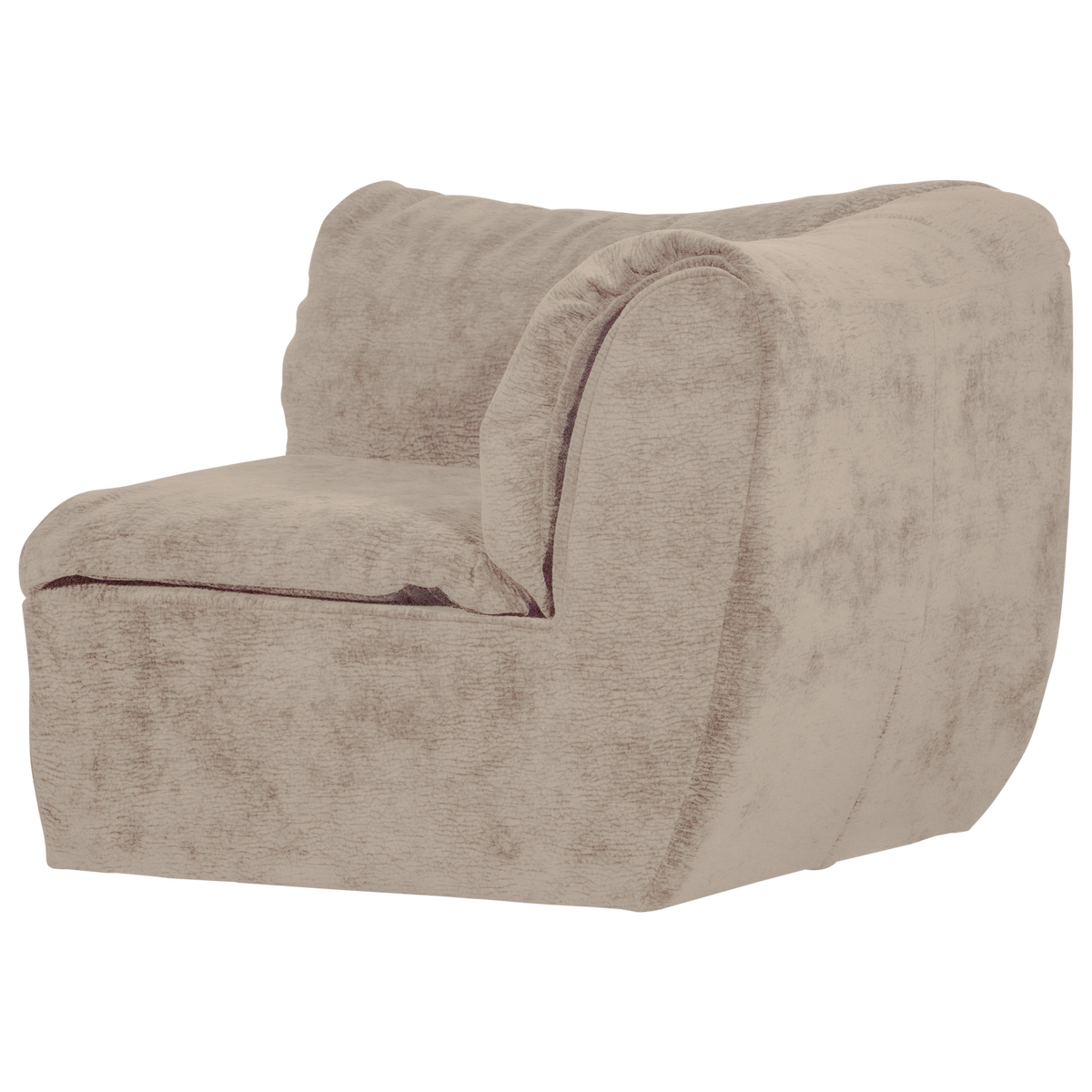 Woood | Hoekelement Baggy 3D chenille zand