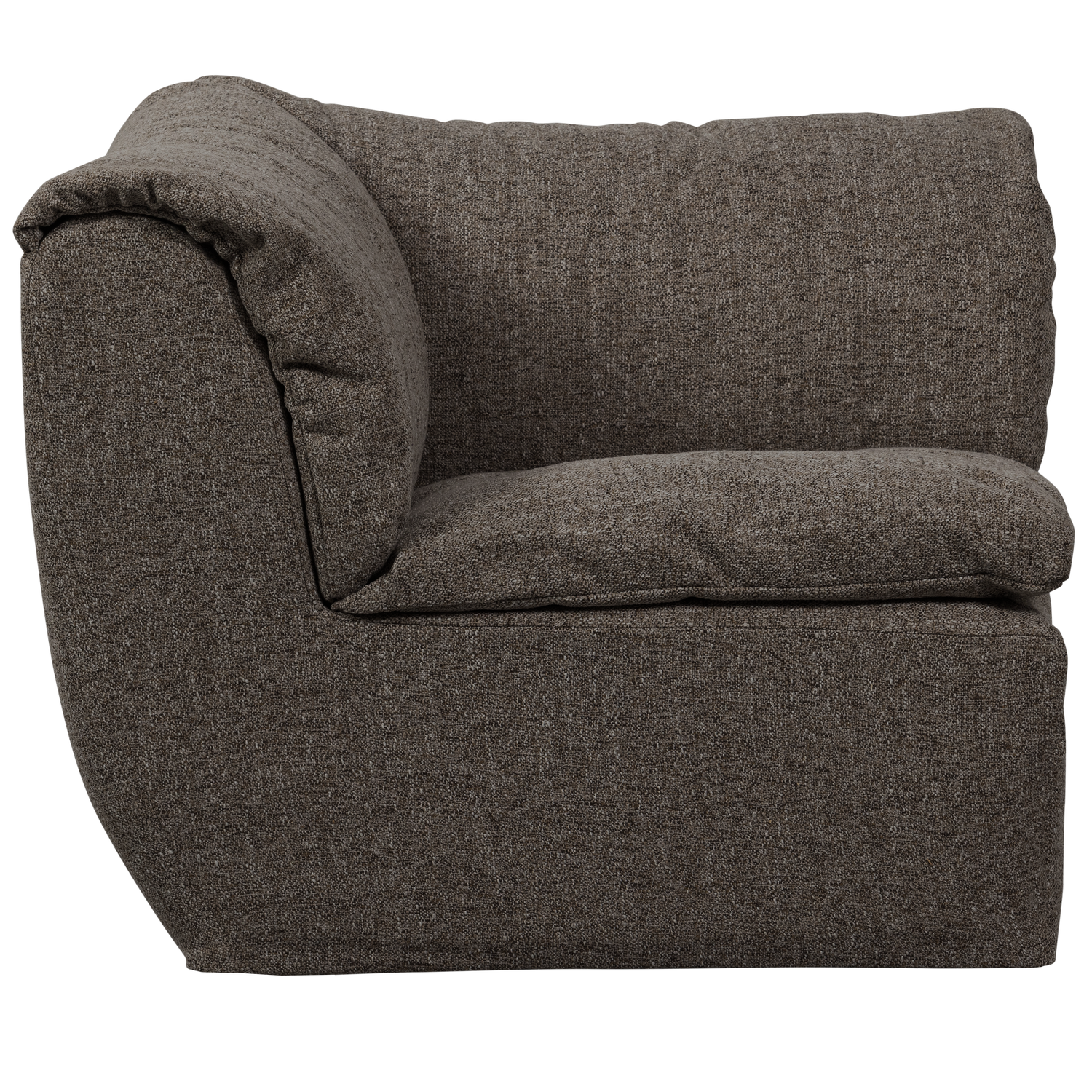 Woood | Hoekelement Baggy warmgrijs melange