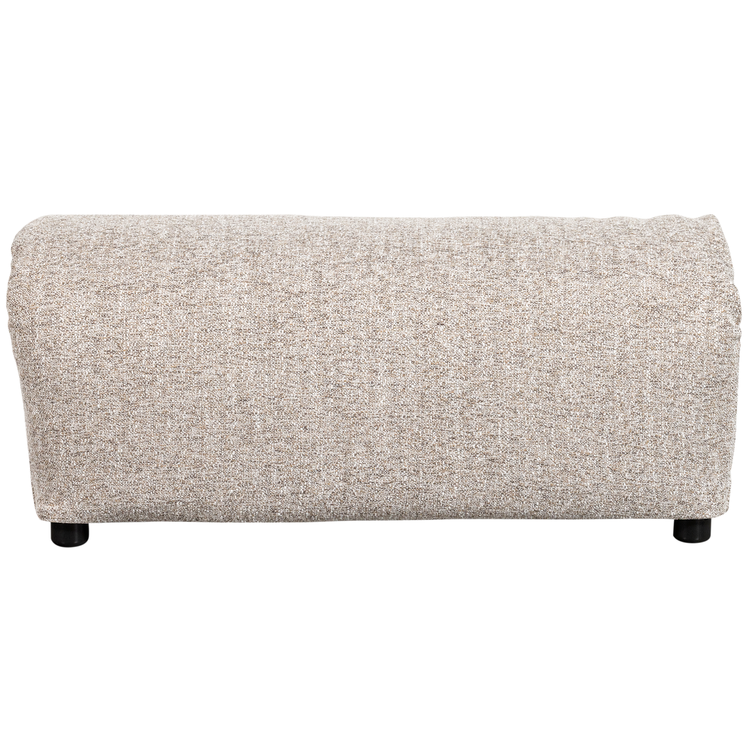Woood | Hocker Baggy geweven stof naturel melange